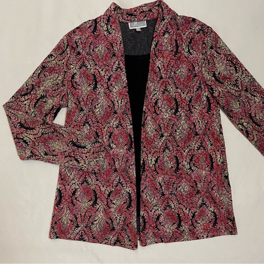 JM Collection JM Collection Layered Cardigan With Attached Top Size M Pet Size M / US 6-8 / IT 42-44 - 7 Thumbnail