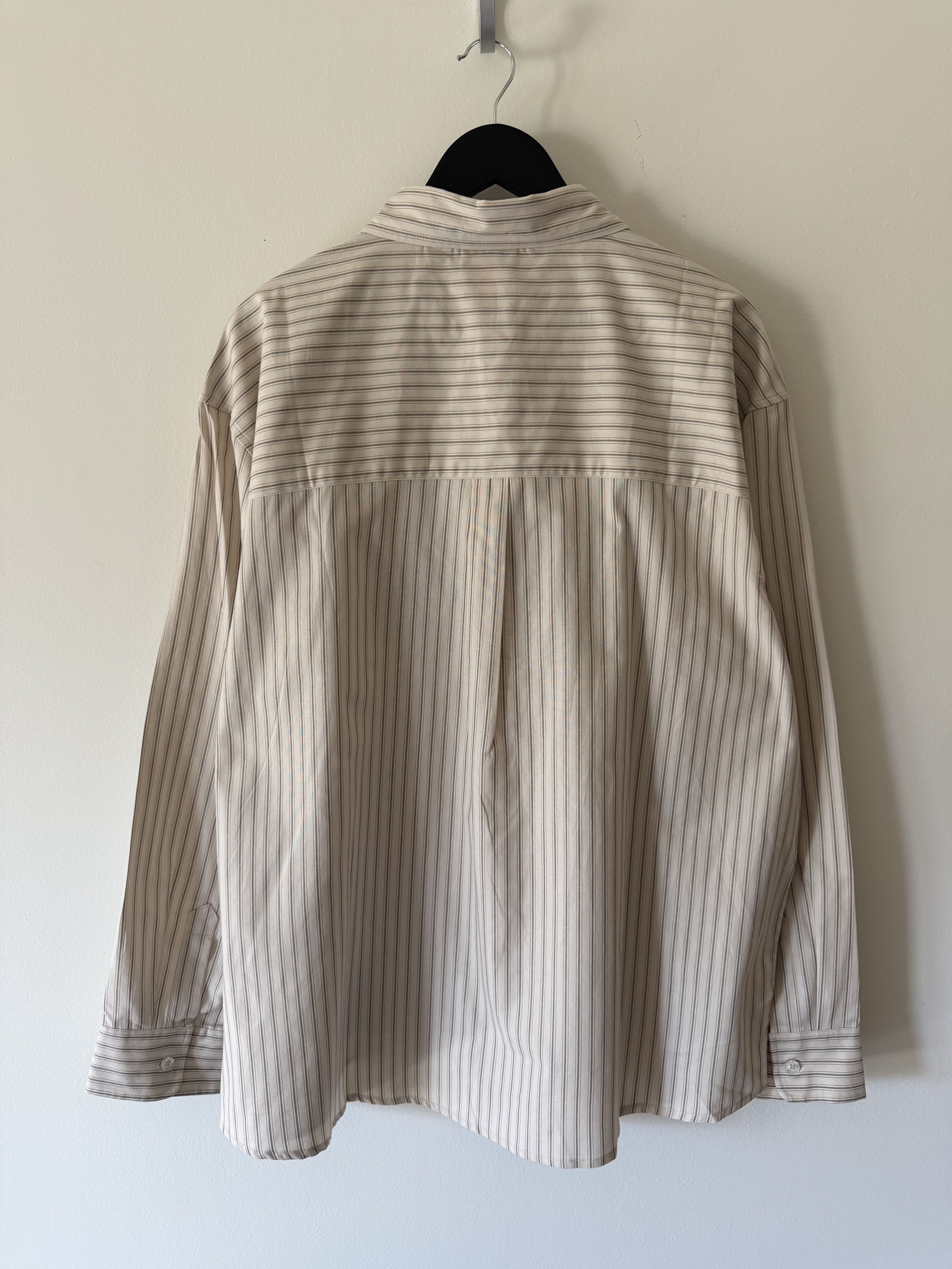 Paraboot Paraboot Obey Bochy Embroidered Button Up Shirt in Birch Size US XL / EU 56 / 4 - 5 Thumbnail