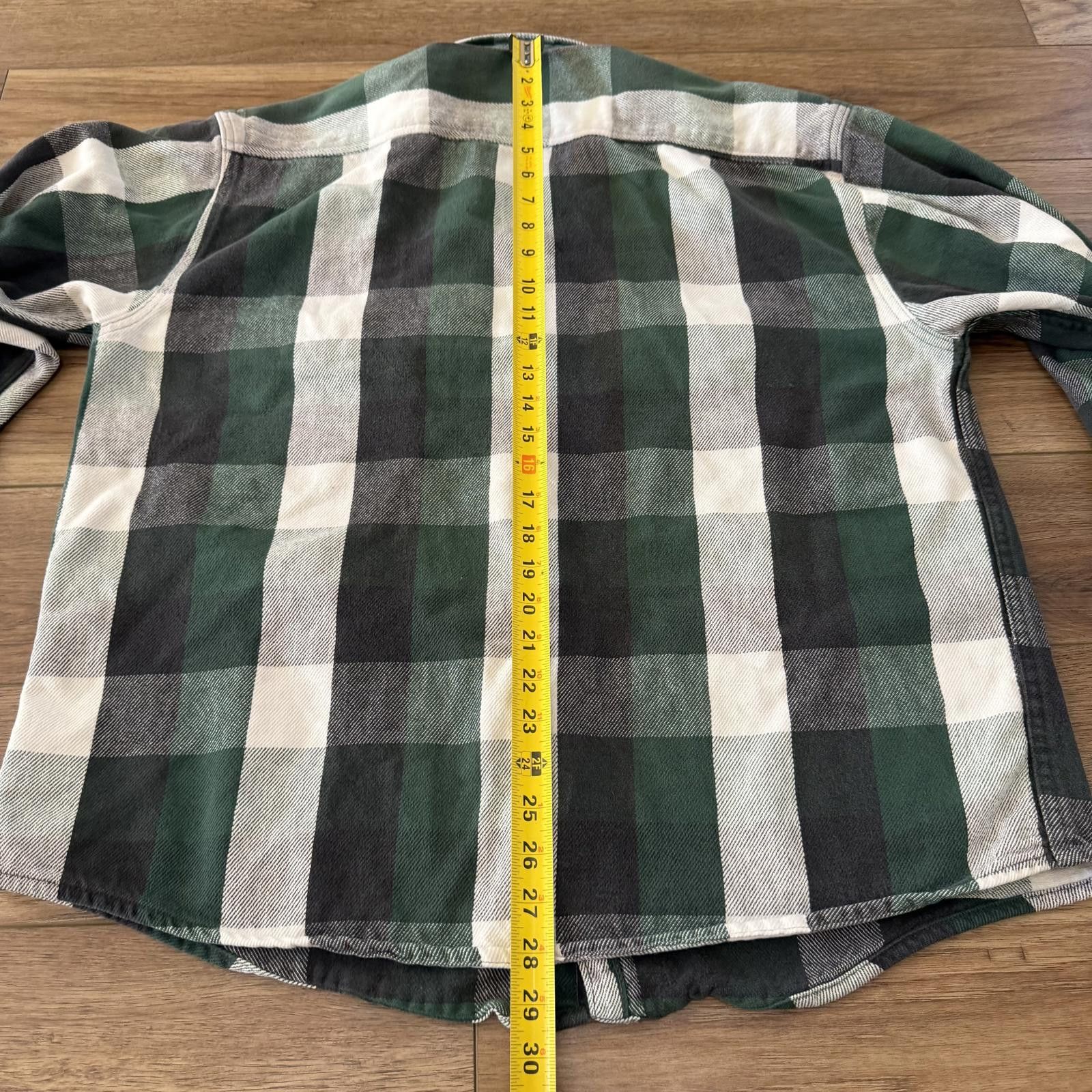 Anchor Blue Vintage 90s Anchor Blue Green Plaid Flannel Shirt Workwear Size US XL / EU 56 / 4 - 7 Thumbnail