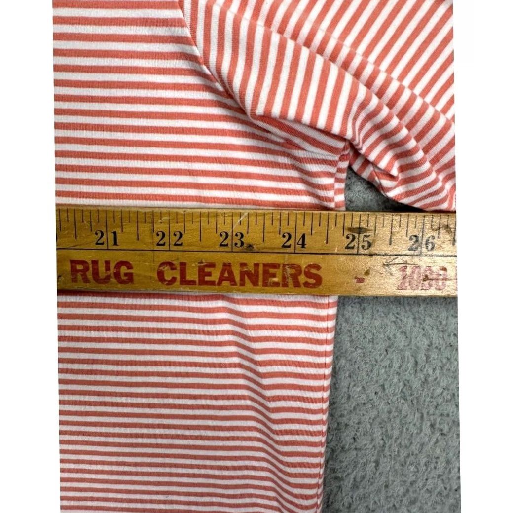 Peter Millar Peter Millar Shirt Mens XL Orange Polo Adult Candy Striped Rugby Short Sleeve Size US XL / EU 56 / 4 - 4 Thumbnail