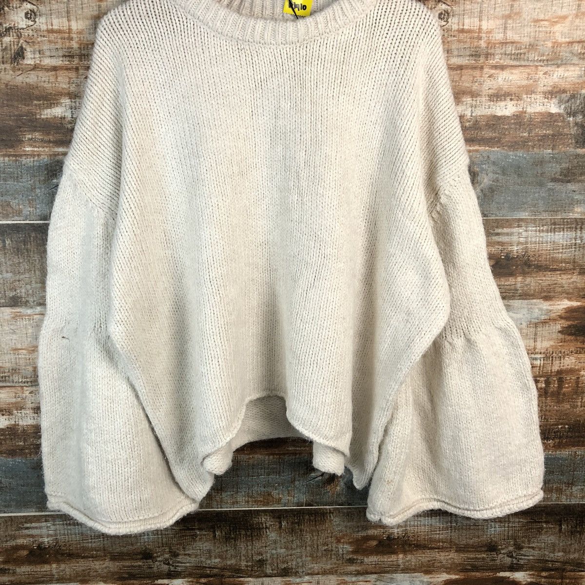 Vintage Japanese Brand vintage baggie White Knitwear #A1910 Size L / US 10 / IT 46 - 3 Thumbnail