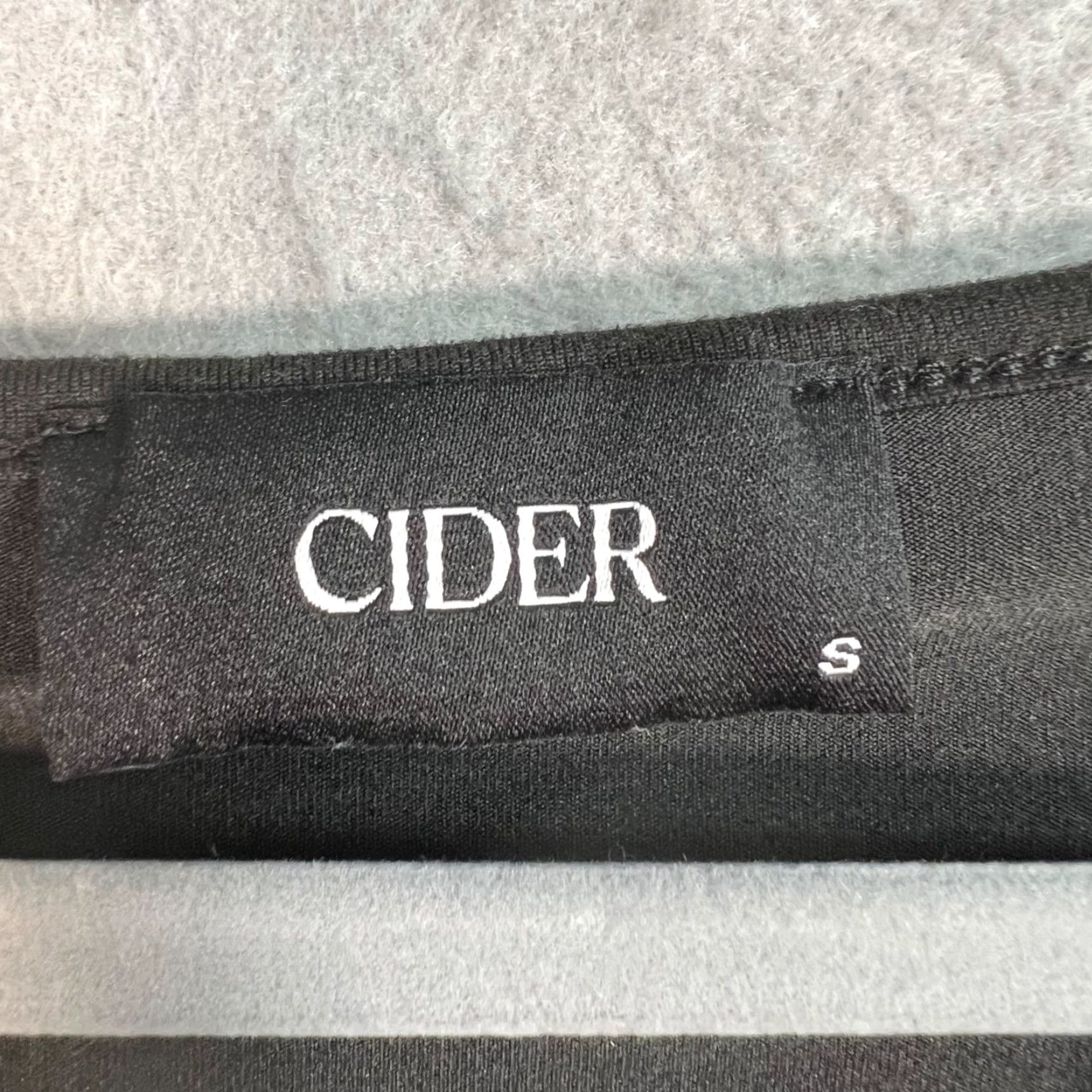 Cider Cider Brand Womens Dress Bodycon Long Sleeve Black Asymmetric Size Small Night Party Cocktail Ladies Spring Summer Solid Polyester Regular Size Type Size S / US 4 / IT 40 - 3 Thumbnail