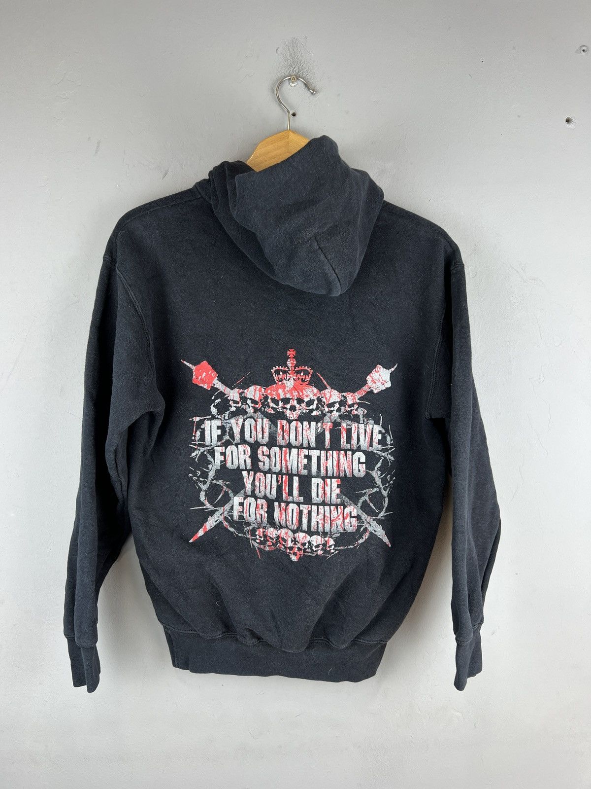 Band Tees Vintage 90s Hatebreed Hoodie Sweatshirt Black M Size US M / EU 48-50 / 2 - 2 Thumbnail