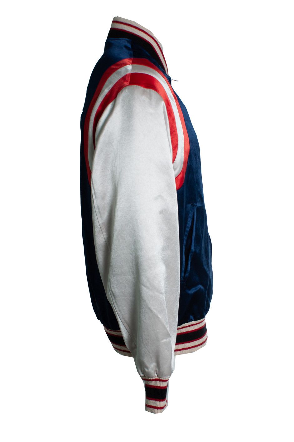 Gucci Gucci, Gucci blue acetate jacket with GG blade Size US S / EU 44-46 / 1 - 3 Thumbnail