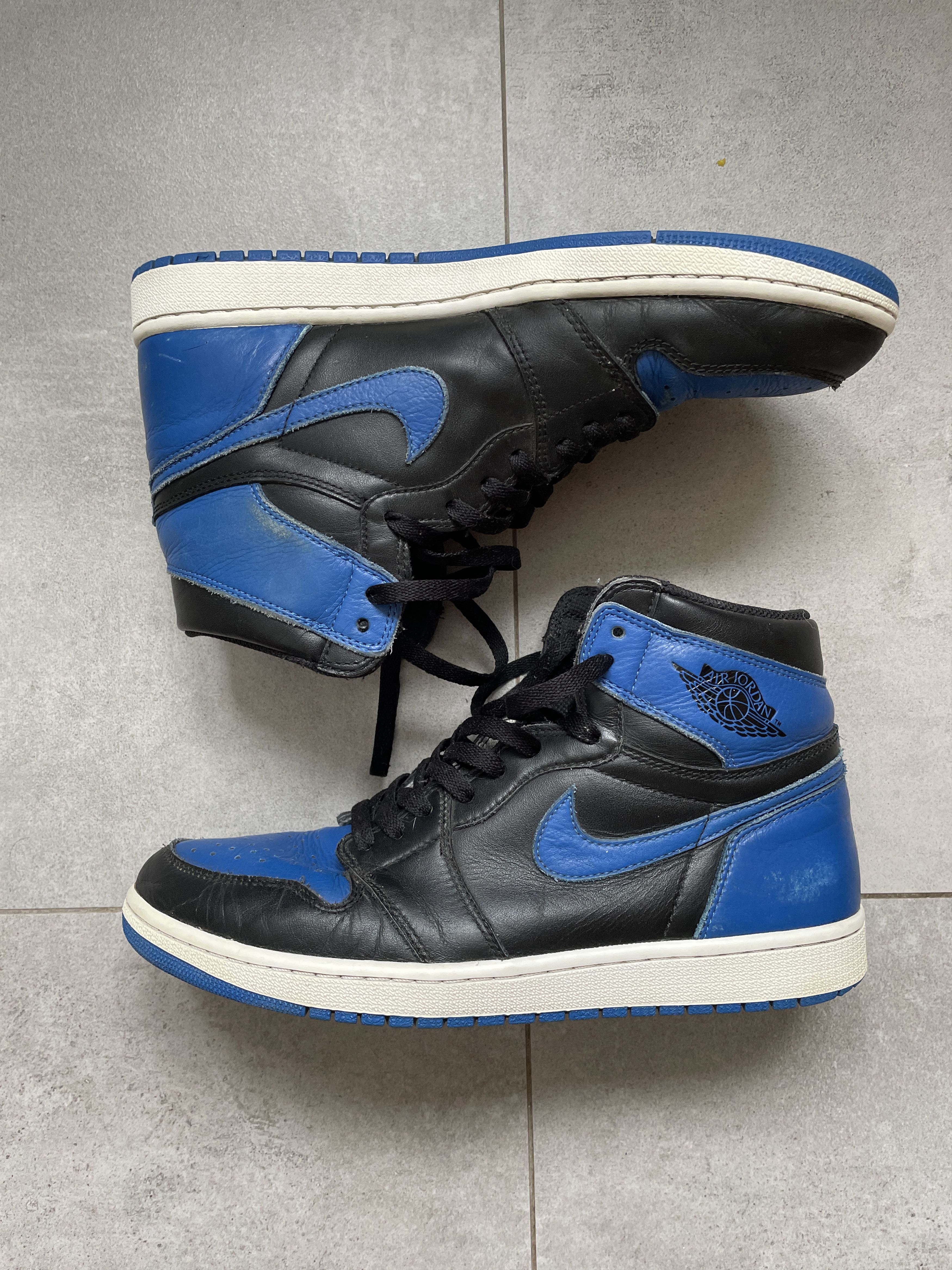 Jordan Brand × Nike AIR JORDAN 1 ROYAL BLUE 2017 HIGHTOP SNEAKERS Size US 11 / EU 44 - 1 Thumbnail