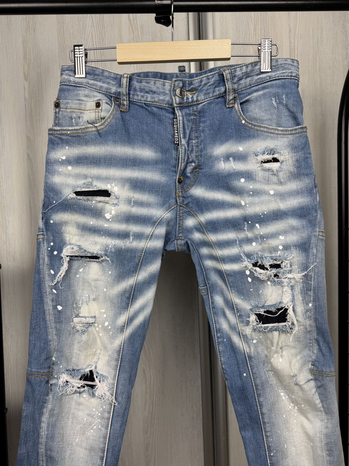 Dsquared2 Dsquared2 classic kenny twist jeans faded distressed Size US 30 / EU 46 - 4 Thumbnail