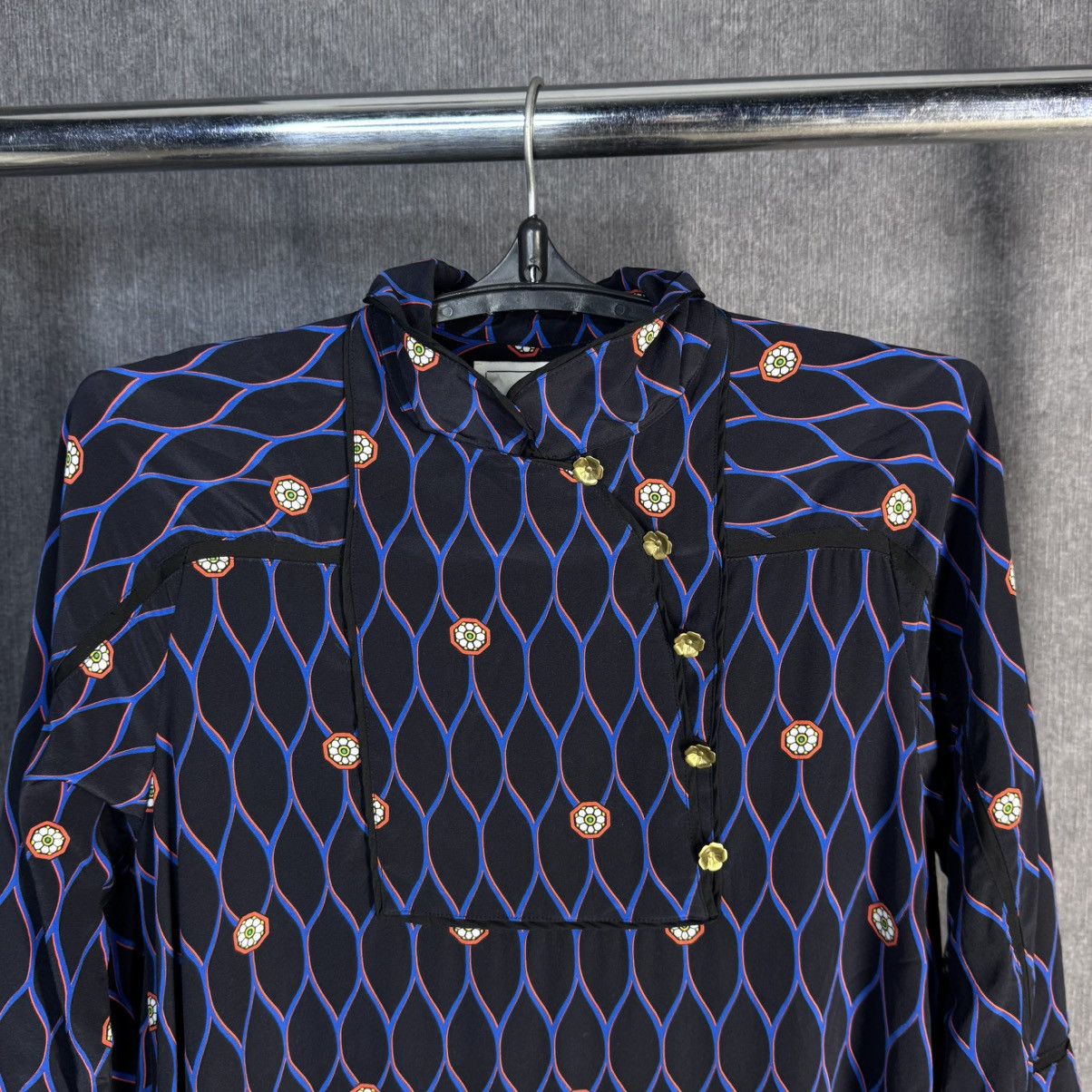 Kenzo Kenzo x H&M Pure Silk Dress Logo Print Size S Rare Collab Size S / US 4 / IT 40 - 10 Thumbnail