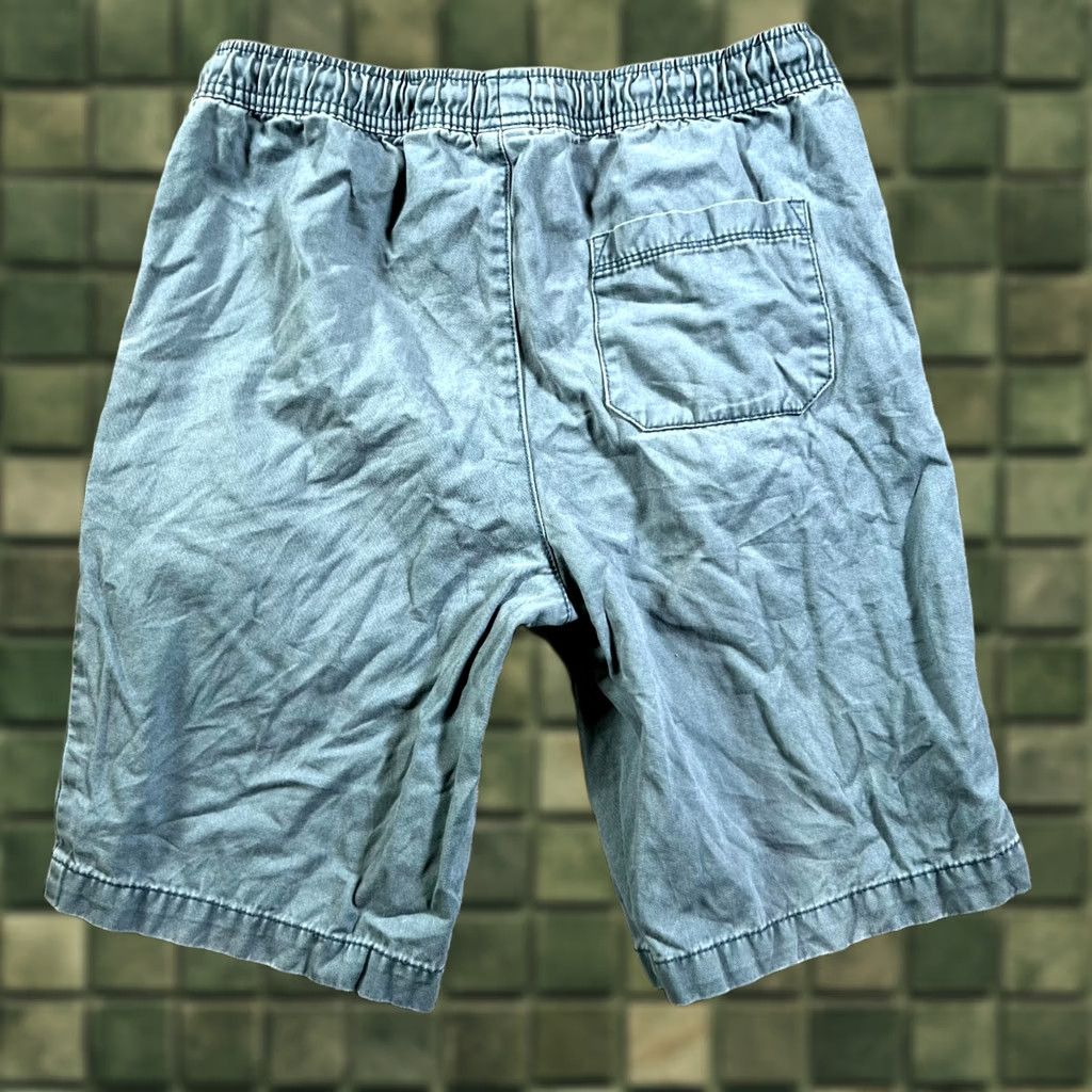 Faded Glory Faded Glory Mens Shorts Chino Shorts Mens S Teal Drawstring Slash Pockets Casual Size US 29 - 1 Thumbnail