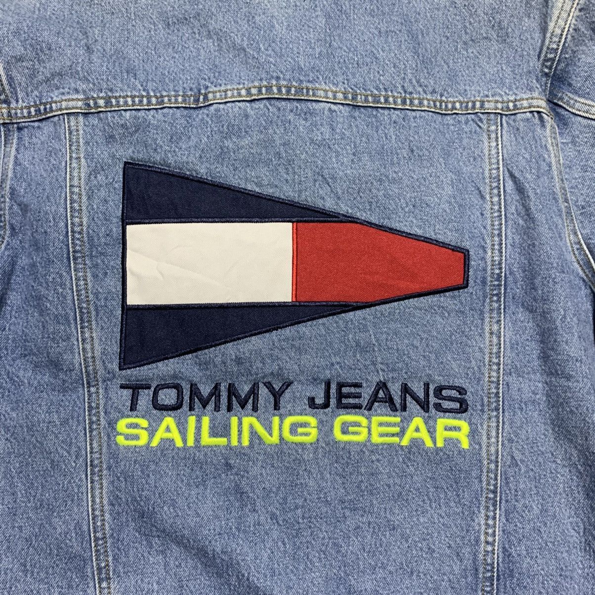Tommy Jeans TOMMY Jeans 90s Capsule Denim Jacket With Back Sailing Logo Size US S / EU 44-46 / 1 - 4 Thumbnail