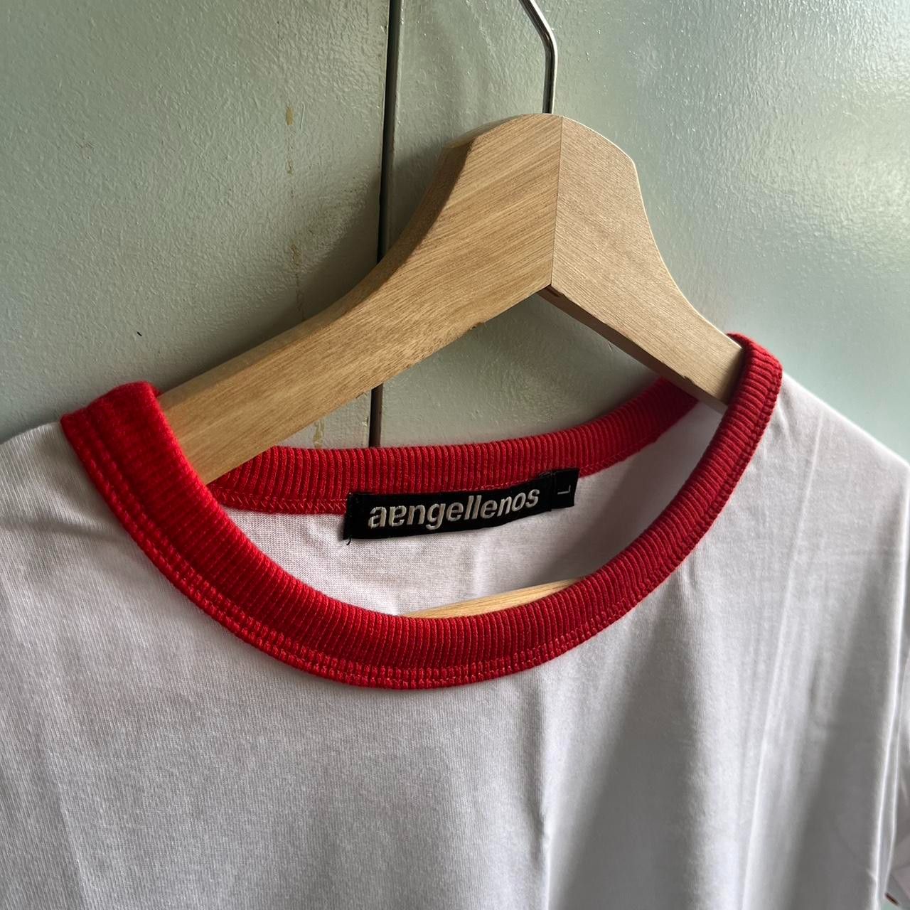Vintage Angelenos Red Ringer Tee Size US L / EU 52-54 / 3 - 3 Thumbnail