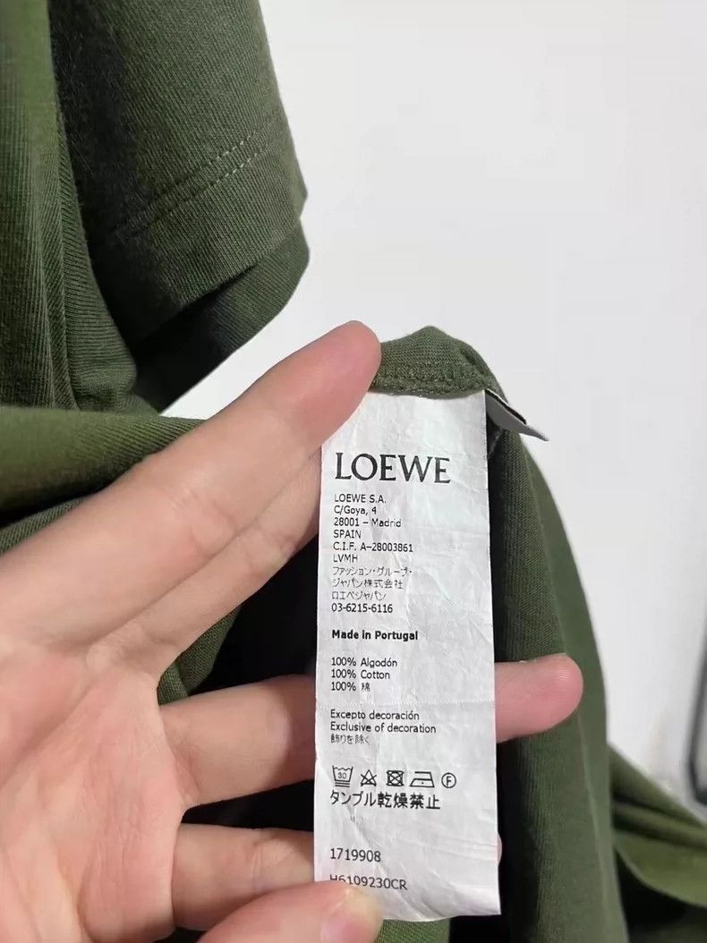 Loewe loewe Embroidered logo short sleeve 2506-Nextarrow Size US S / EU 44-46 / 1 - 3 Thumbnail