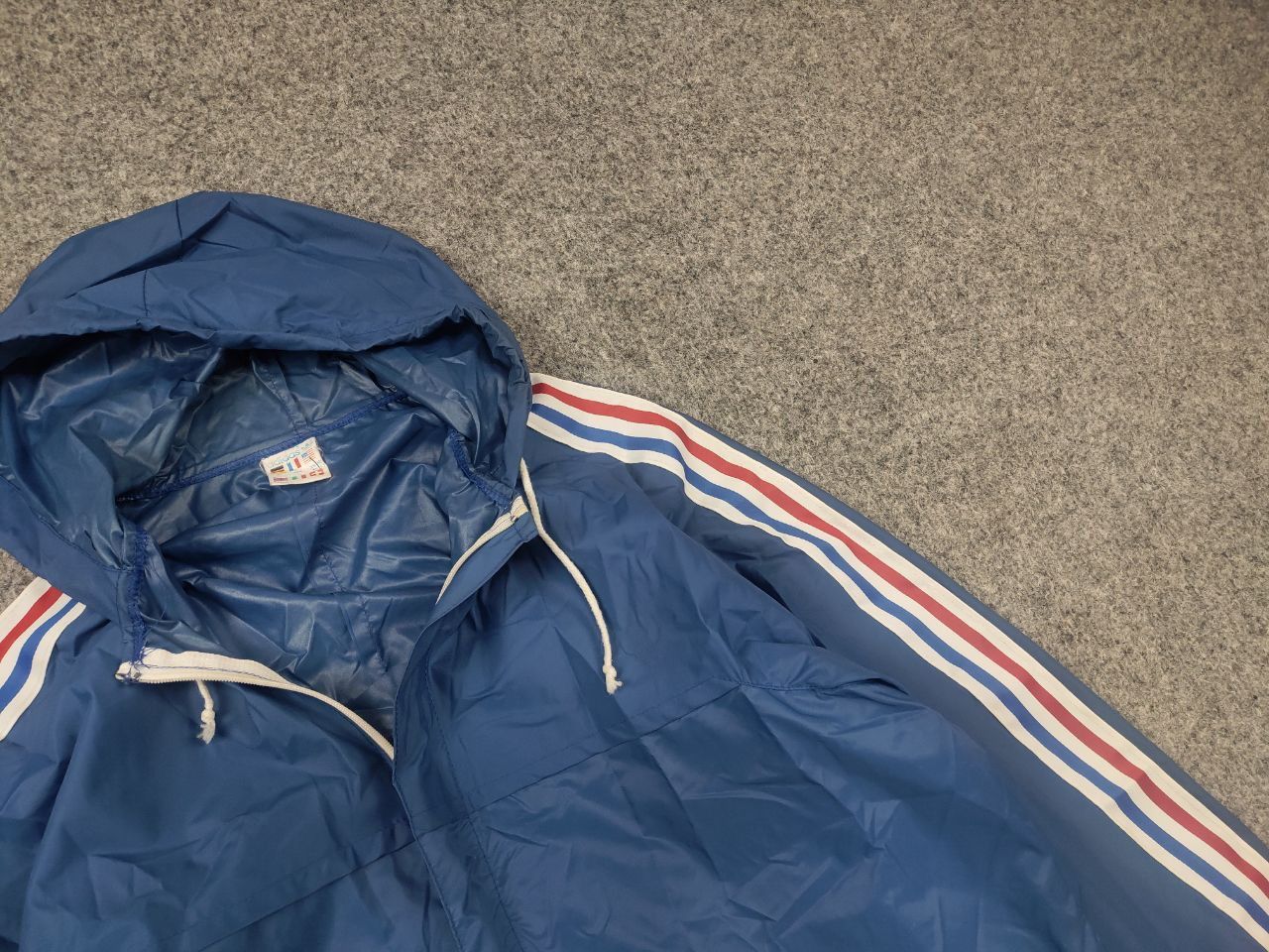 Adidas Rare Vintage 70's Adidas Originals Blue France Zip Jacket Size US S / EU 44-46 / 1 - 3 Thumbnail