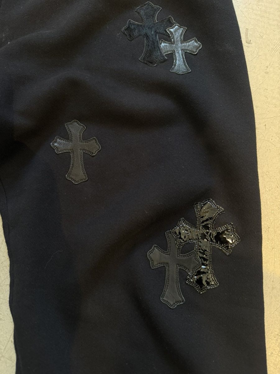 Chrome Hearts CHROME HEARTS CROSS PATCH SWEATPANTS Size US 36 / EU 52 - 5 Thumbnail