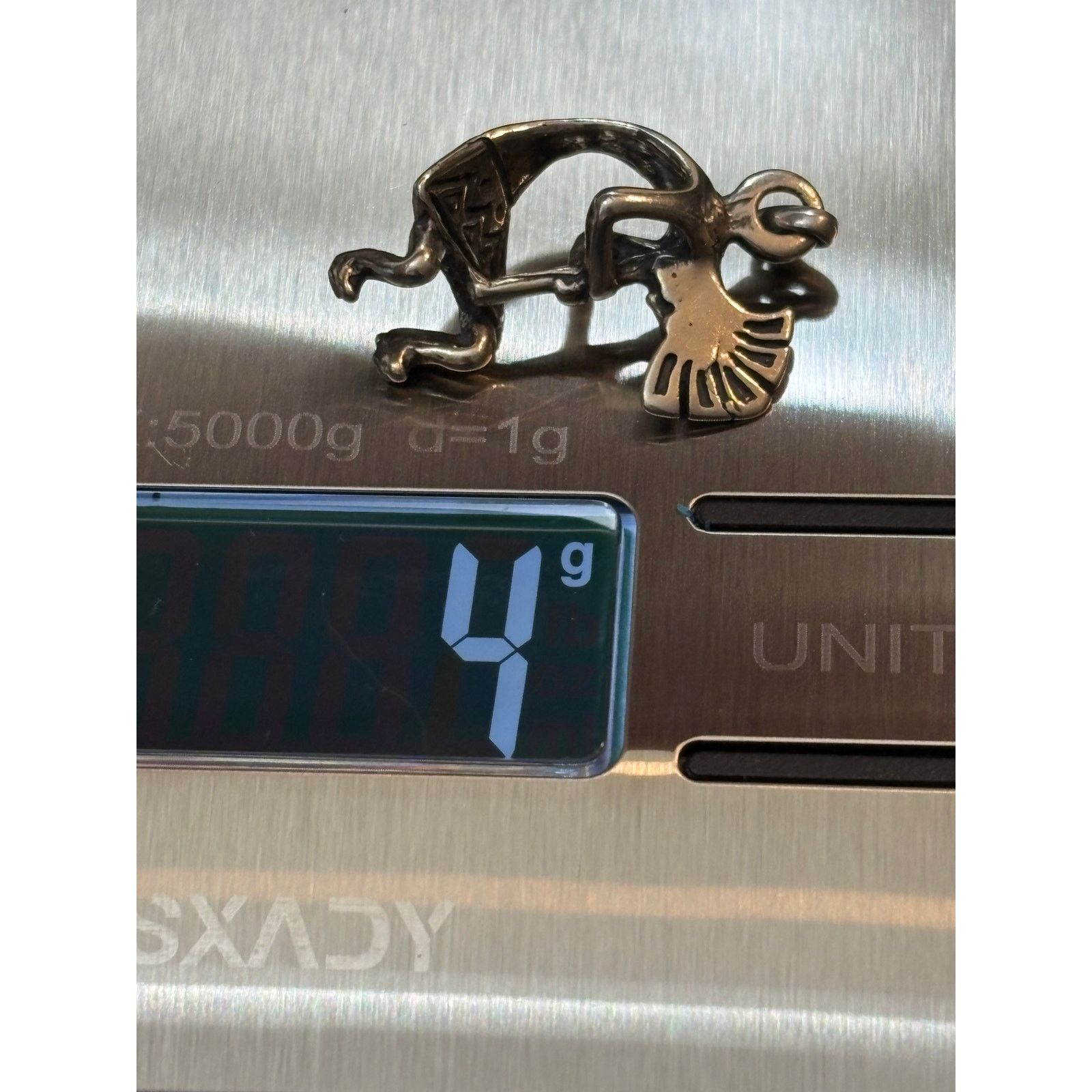 Other Vintage Sterling Silver Kokopelli Pendant 4 g 1.25" Size ONE SIZE - 7 Thumbnail
