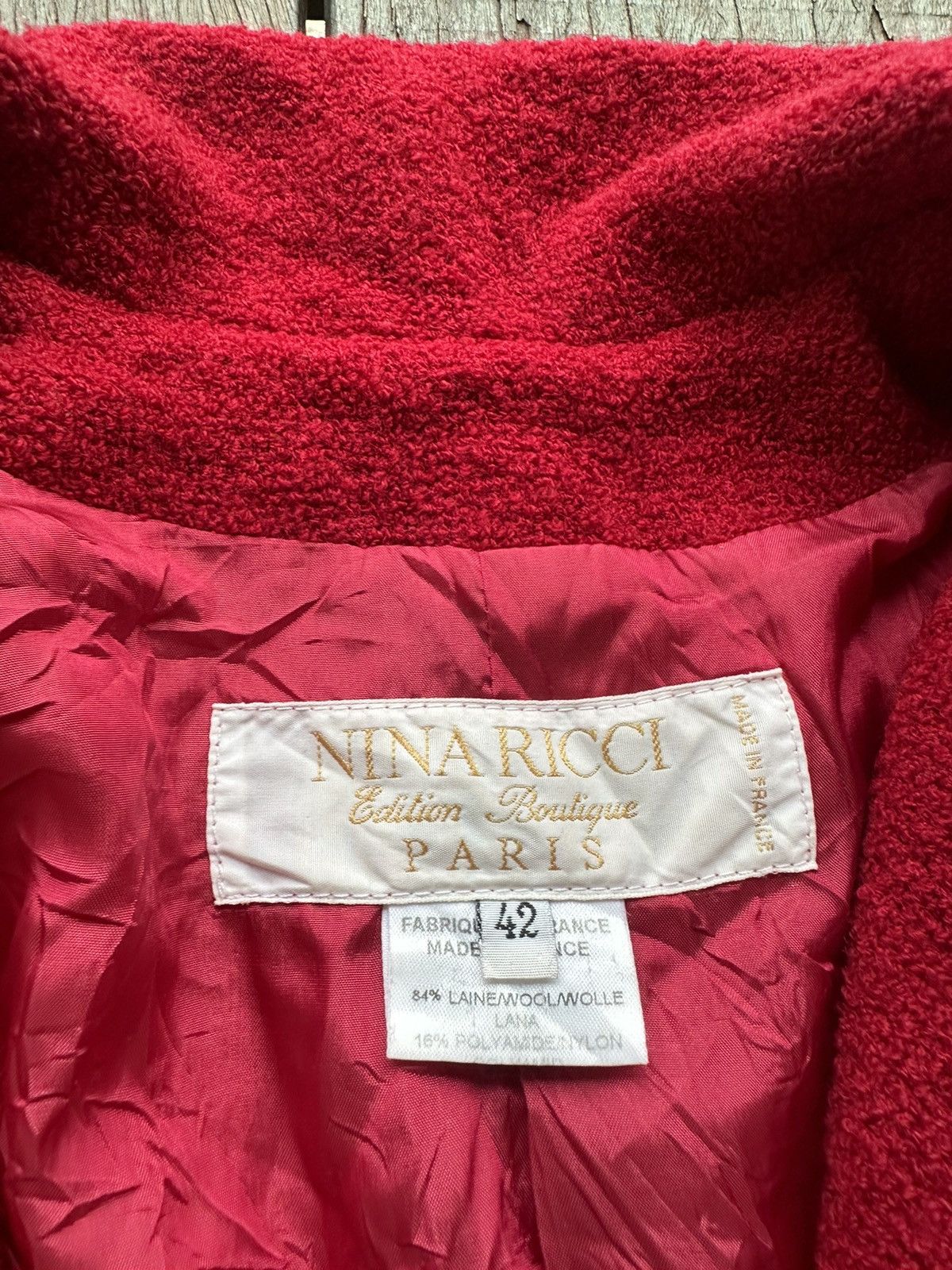 Nina Ricci Nina ricci edition boutique paris wool Size M / US 6-8 / IT 42-44 - 9 Thumbnail