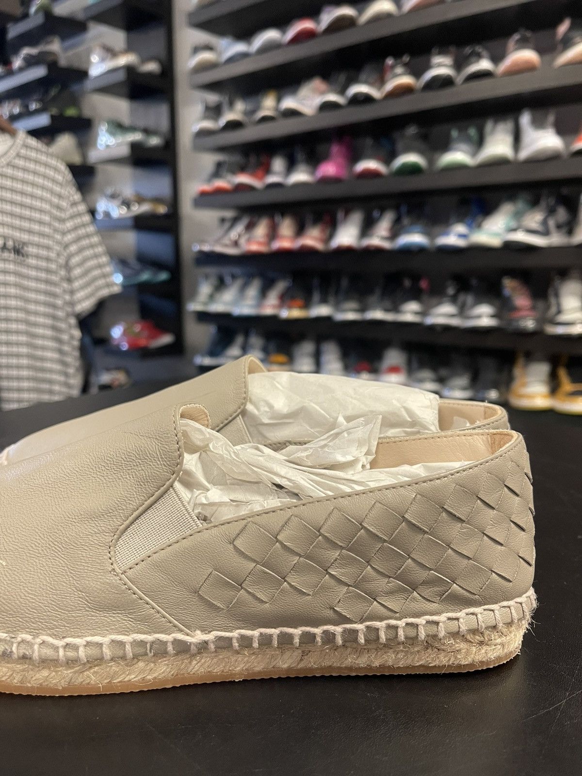 Bottega Veneta Size 7US/37 - Bottega Veneta Woven Leather Espadrille Flats Size US 7 / IT 37 - 5 Thumbnail