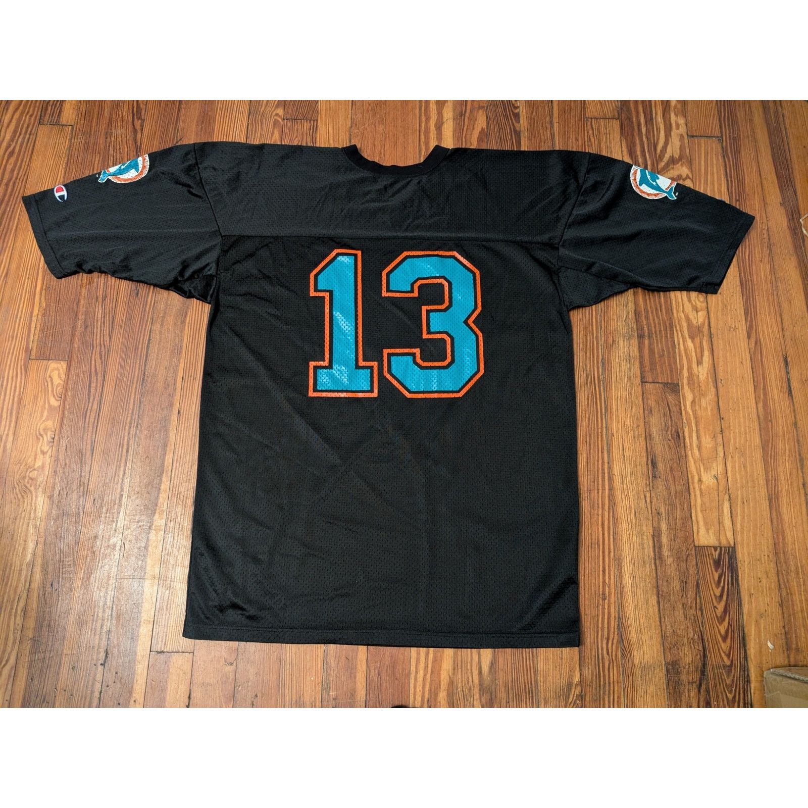 Champion Champion VTG Dan Marino Black Jersey Size 48/XL Size US XL / EU 56 / 4 - 2 Thumbnail