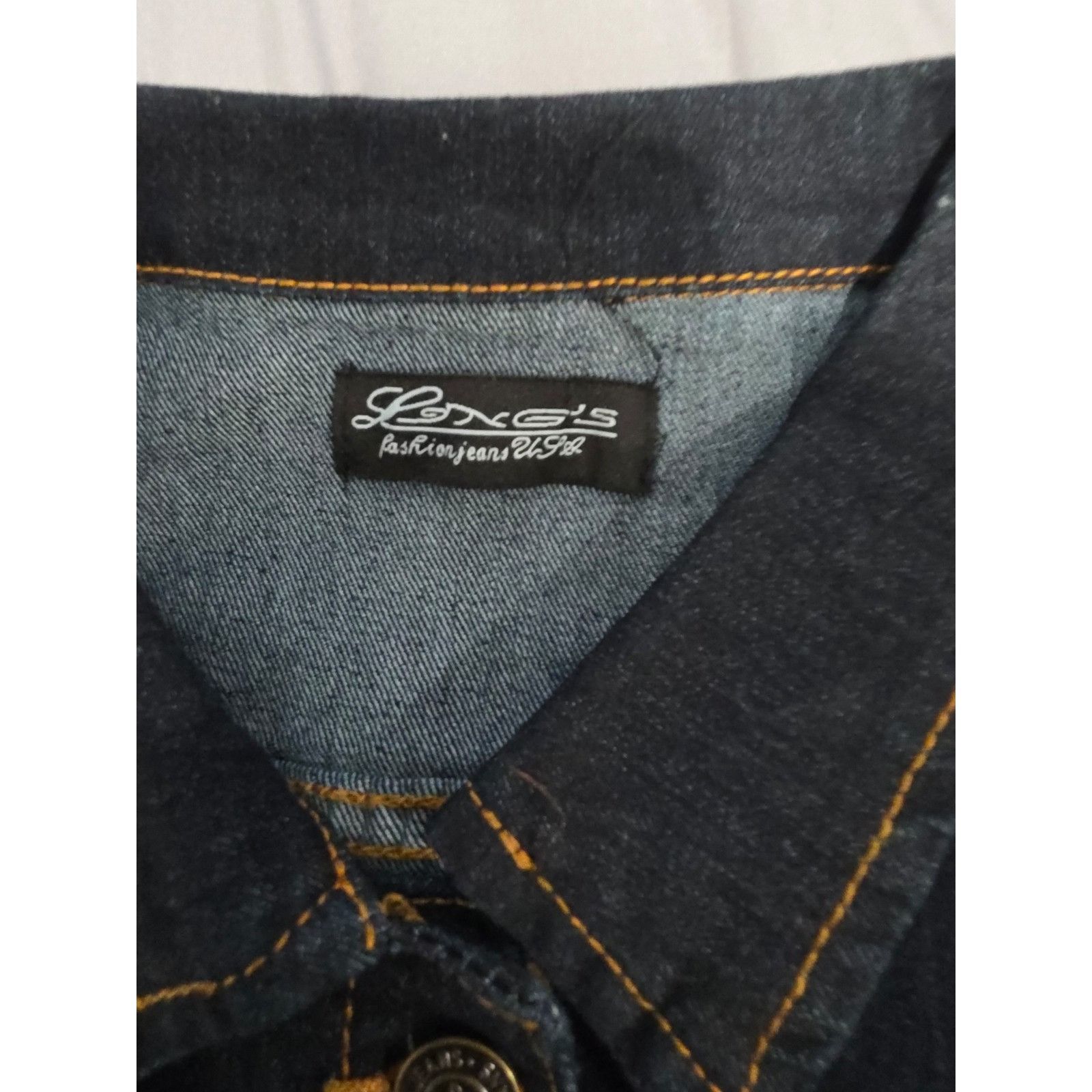 Other Ling's Fashion Jeans USA Women's size Medium Dark Denim "rip Size M / US 6-8 / IT 42-44 - 4 Thumbnail