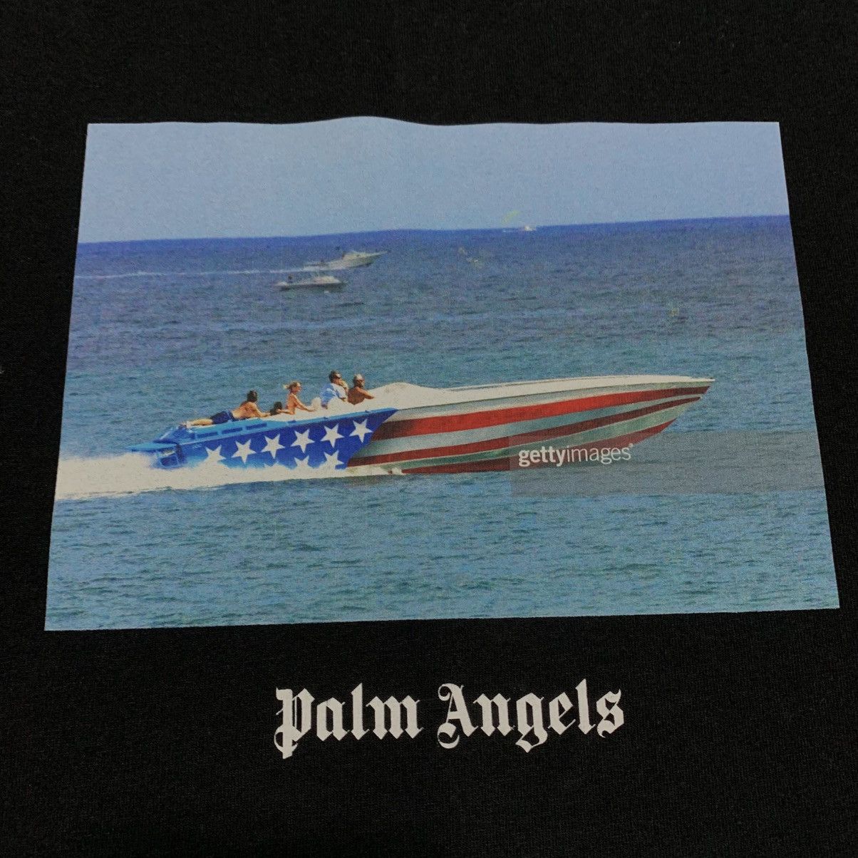 Palm Angels Palm Angels Small Getty Speedboat Classic Black Tee Size US S / EU 44-46 / 1 - 4 Thumbnail