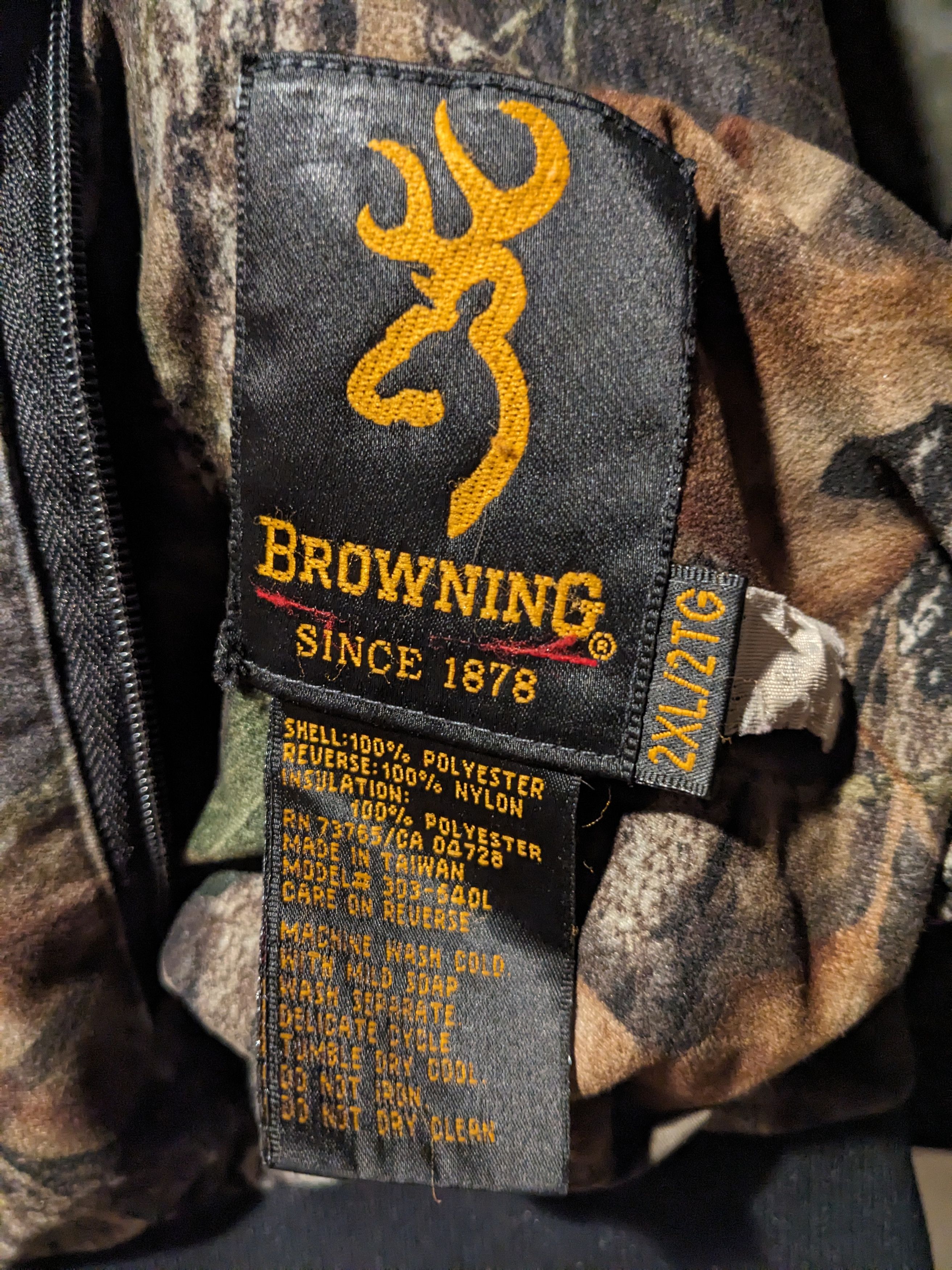 Mossy Oaks × Vintage Vintage 90s Browning Real Tree Mossy Oak Camo Jacket Size US XXL / EU 58 / 5 - 2 Thumbnail