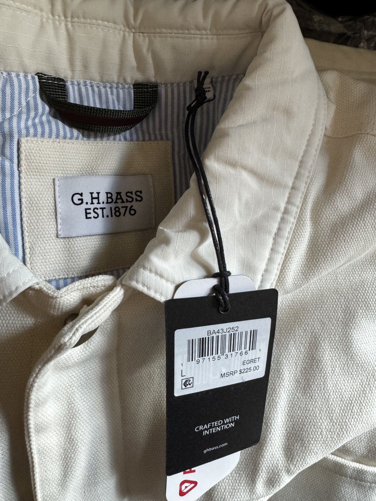 G.H. Bass & Co. Primaloft Brant Workwear denim/canvas jacket Size US L / EU 52-54 / 3 - 6 Thumbnail