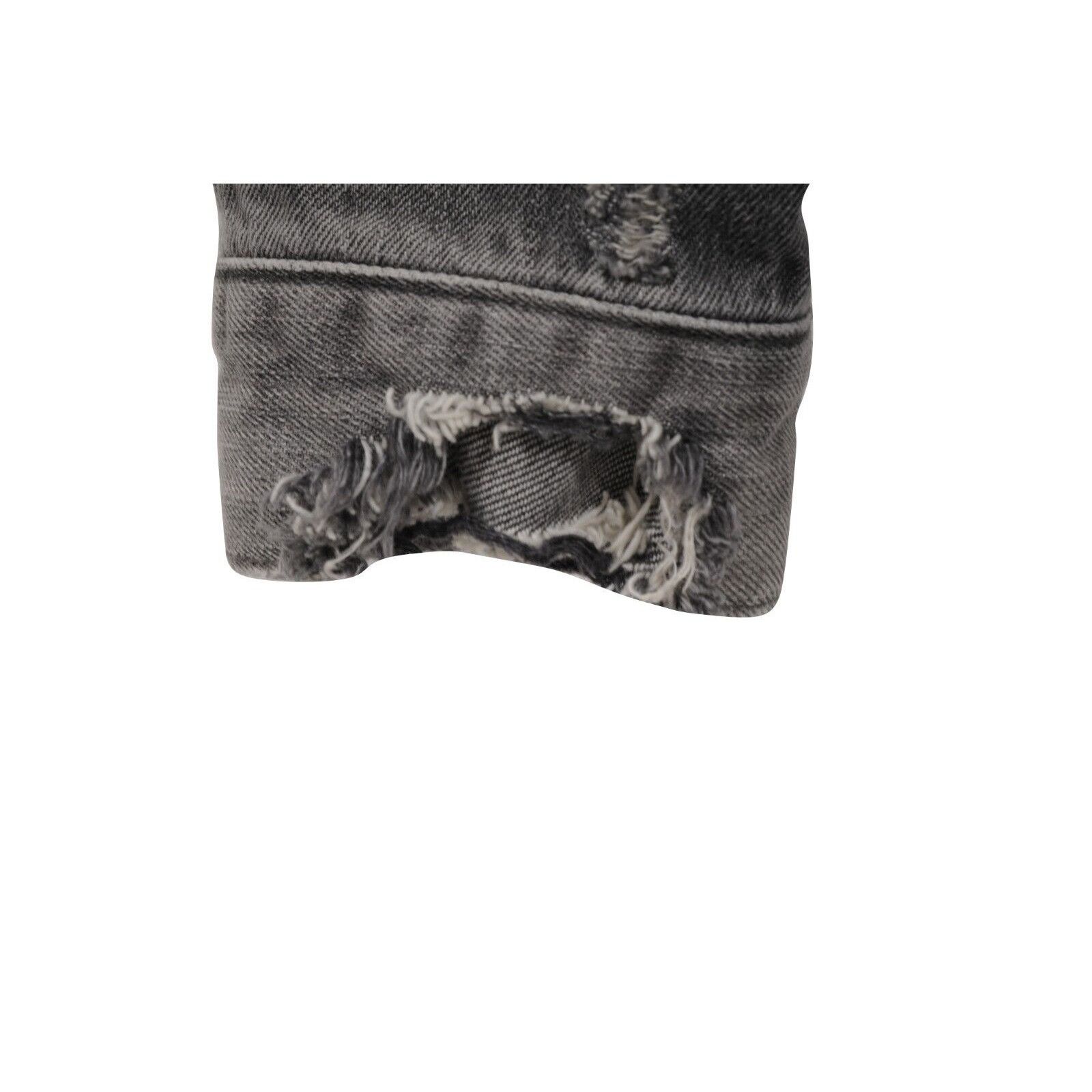 Allsaints Gambola Denim Jacket Distressed Gray Size US L / EU 52-54 / 3 - 6 Thumbnail