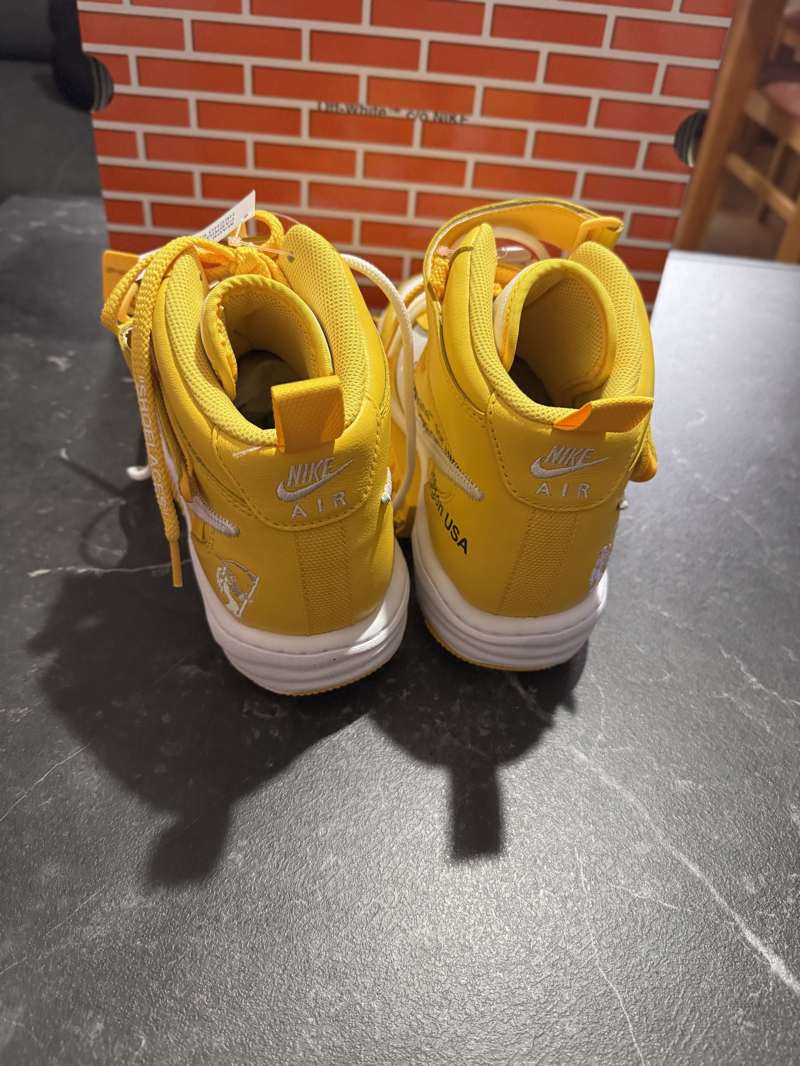 Nike × Off-White Nike x Off White Air Force 1 Mid Size US 12 / EU 45 - 11 Thumbnail