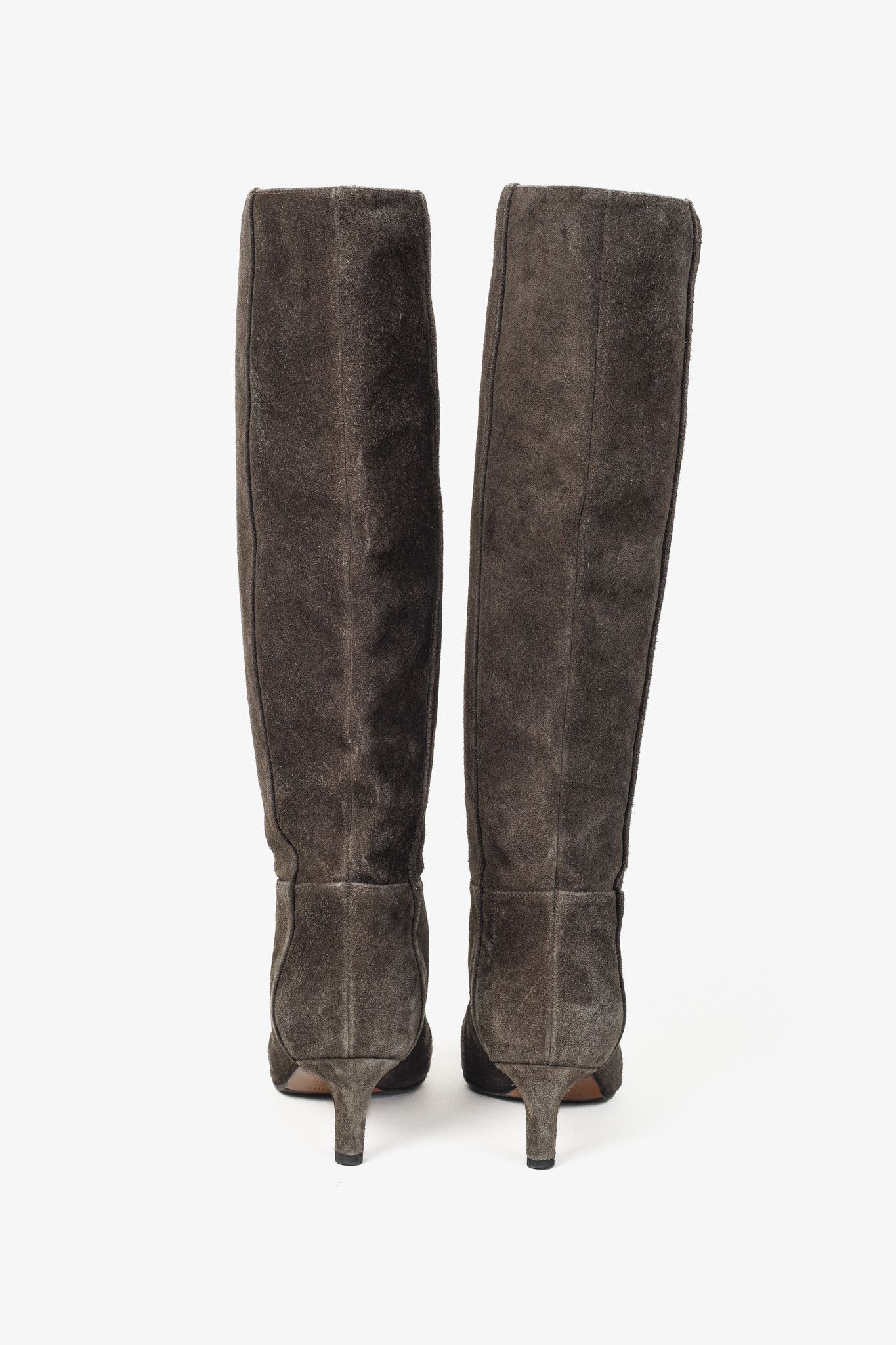 Aquatalia Aquatalia Macey Pointed-Toe Weatherproof Suede Boots Size US 8 / IT 38 - 3 Thumbnail