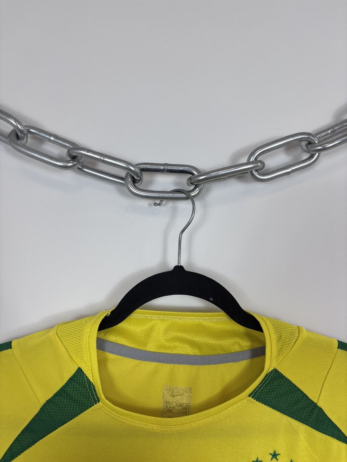 Nike Nike Brazil National Team World Cup 2002/04 Soccer Jersey Size US XL / EU 56 / 4 - 4 Thumbnail