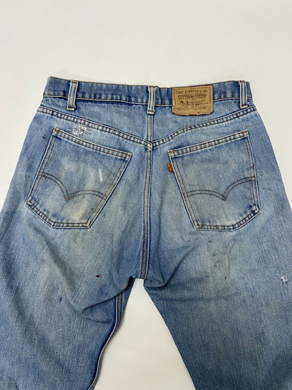 Levi's Vintage Clothing VINTAGE DISTRESSED LEVI'S 505 ORANGE TAB Size US 33 - 4 Thumbnail