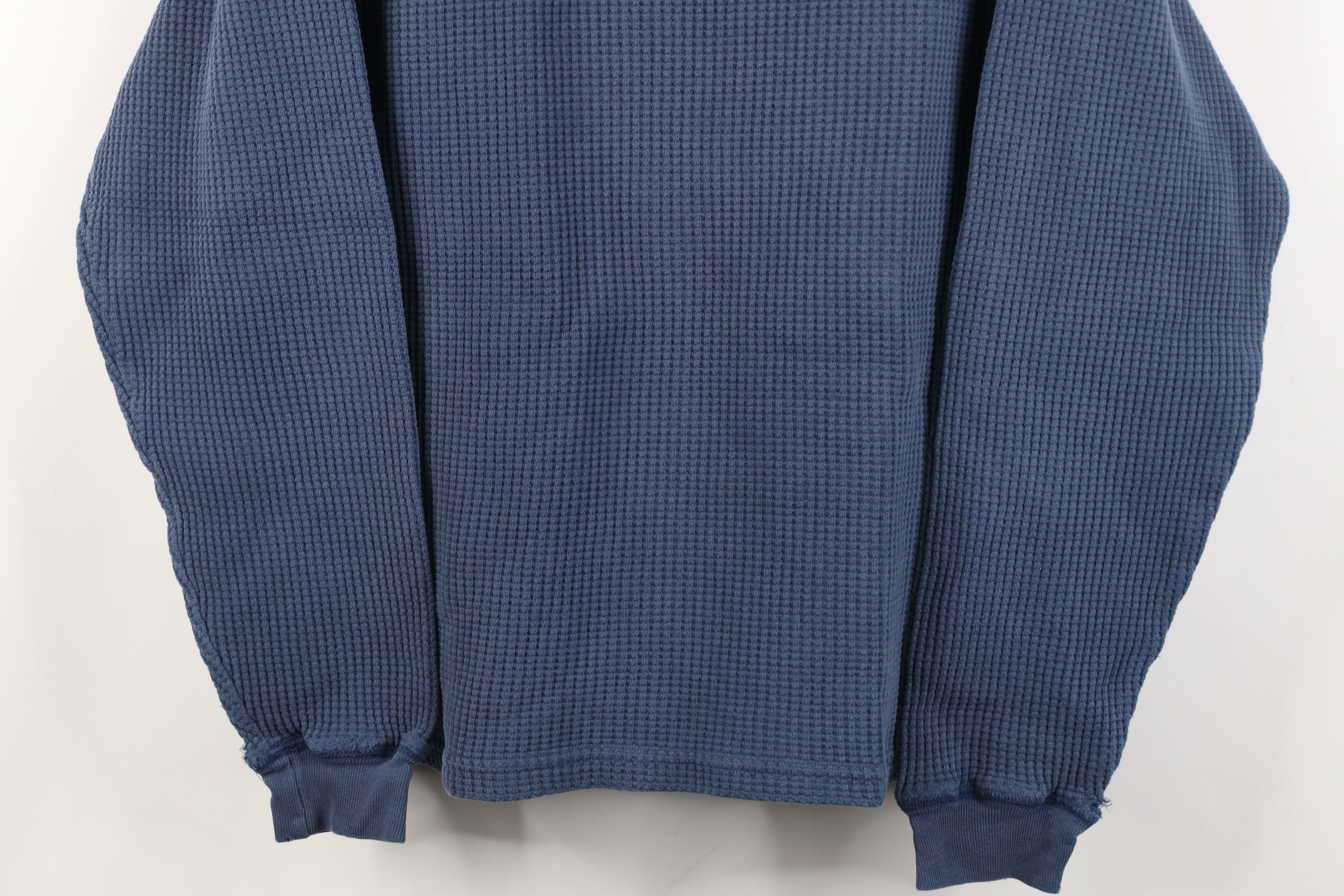 American Eagle Outfitters Vintage 90s American Eagle Fit Thermal Waffle Knit T-Shirt Size US XL / EU 56 / 4 - 3 Thumbnail