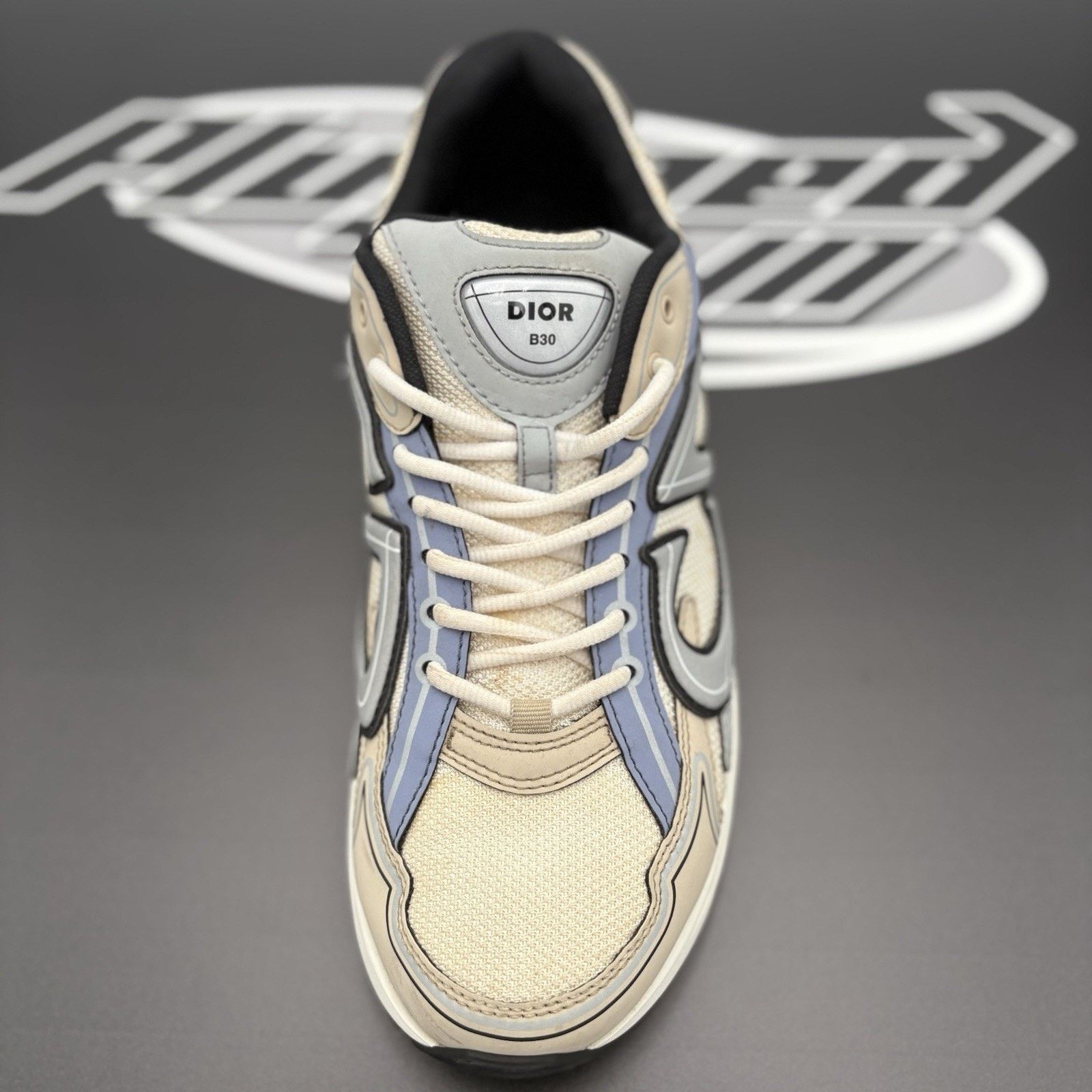 Dior Dior B30 Reflective Sneaker ' Beige Blue ' | SUPER CLEAN Size US 11 / EU 44 - 11 Thumbnail