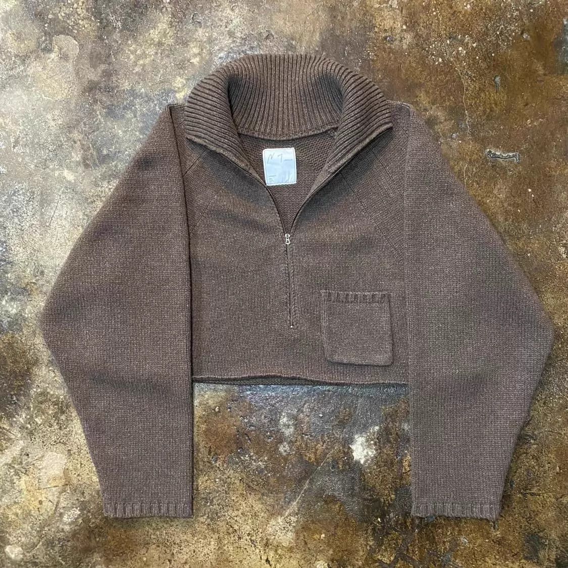 Other ancellm Muller Vintage Knit Jacket Short Unisex Size XS / US 0-2 / IT 36-38 - 1 Thumbnail