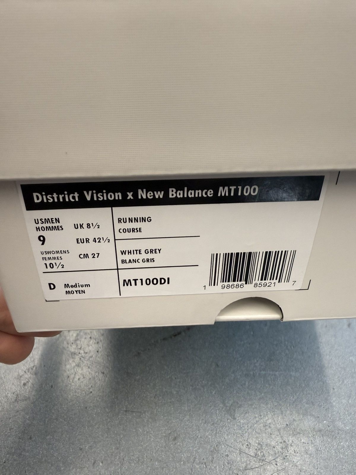 New Balance 2025 New Balance MT10 District Vision Cloud Dancer Size US 9 / EU 42 - 15 Thumbnail