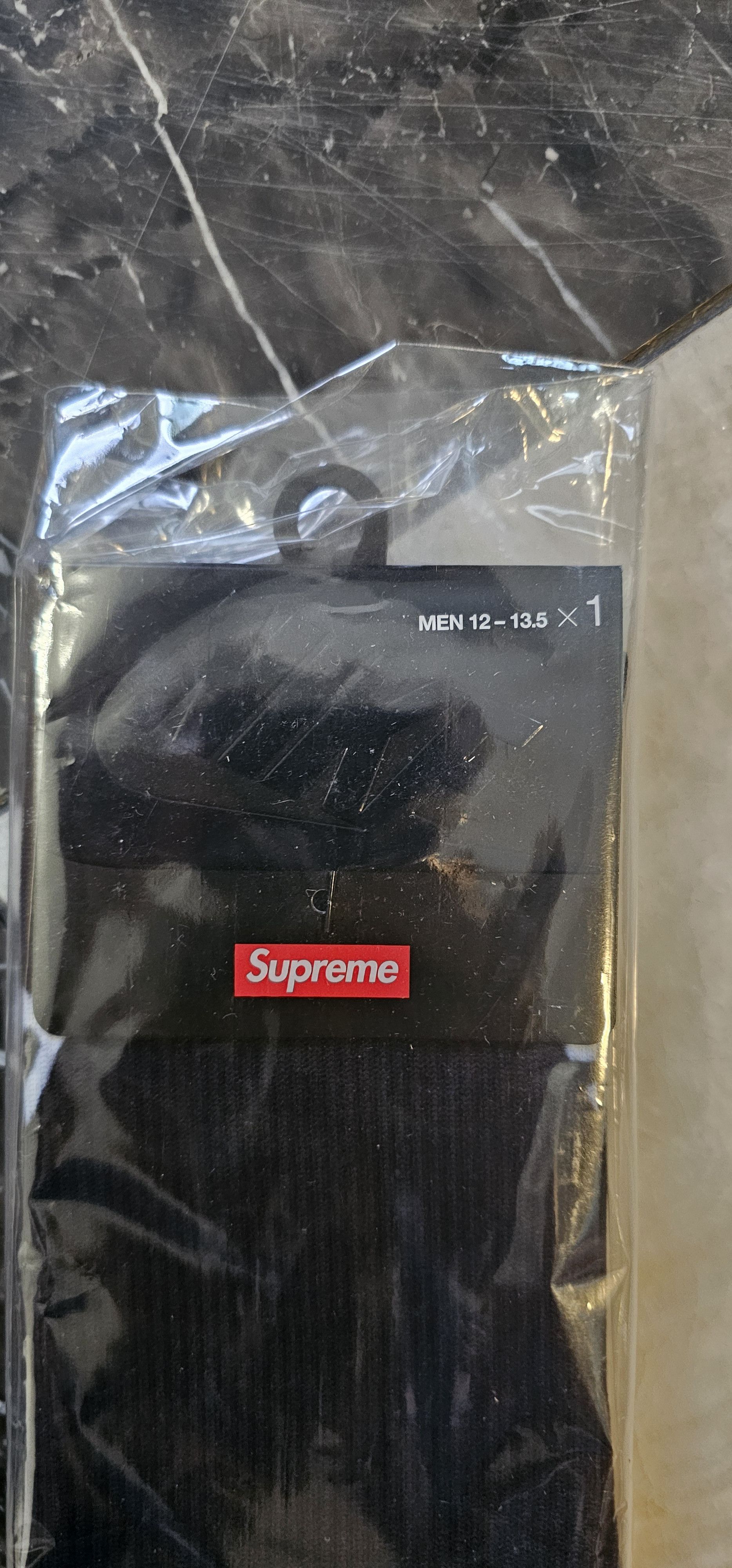 Nike × Supreme New Supreme Nike Spark Crew Socks - Black Size ONE SIZE - 2 Thumbnail