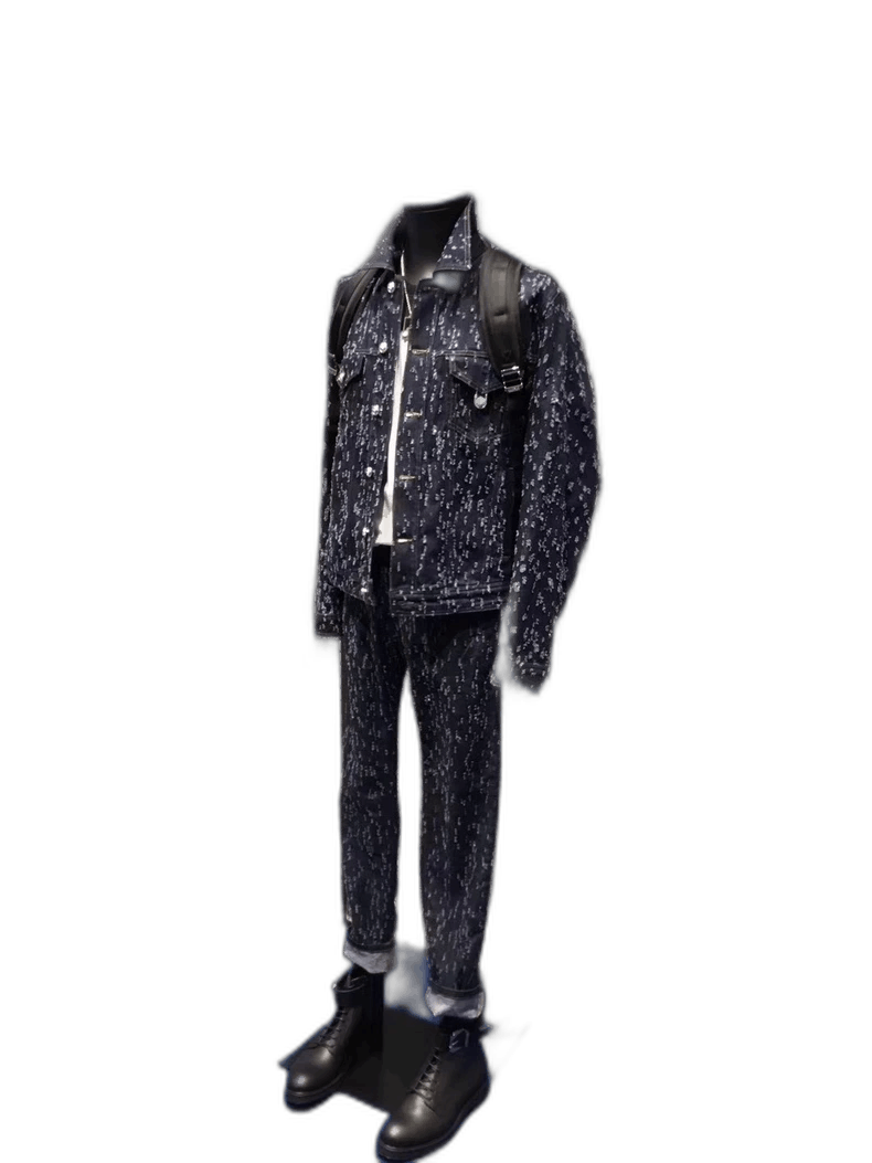 Versace Versace Denim Jacket And Pants Set - dmc Size M / US 6-8 / IT 42-44 - 1 Thumbnail