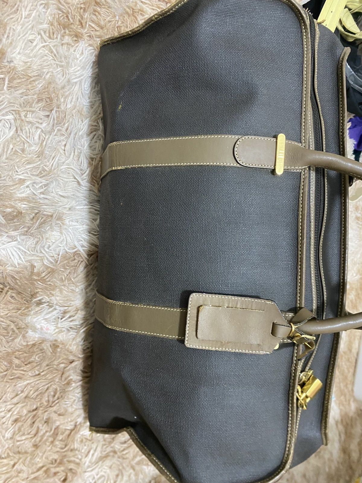Alfred Dunhill Vintage Dunhill Canvas & Leather Travel Bag – Made in Italy Size ONE SIZE - 1 Thumbnail
