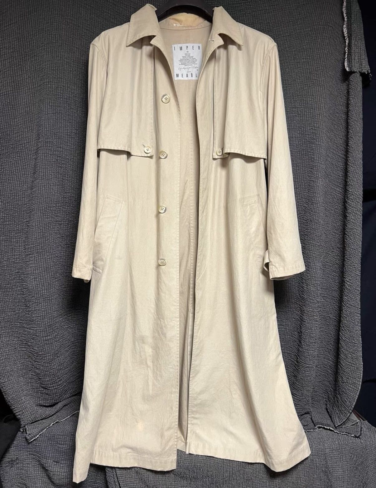 Yohji Yamamoto Yohji Yamamoto 1980s Trench Coat Size US M / EU 48-50 / 2 - 8 Thumbnail