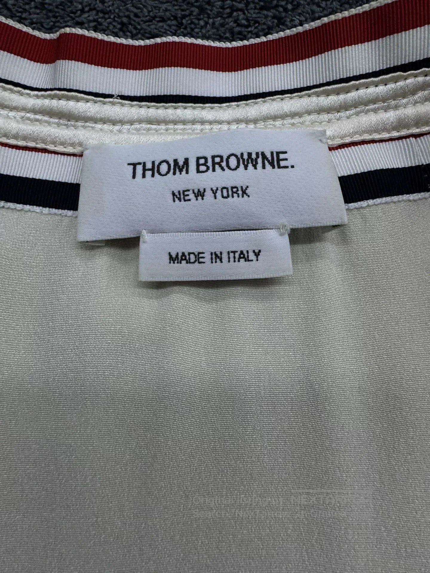 Thom Browne Thom Browne Striped Silk Cardigan Size 40. Size US M / EU 48-50 / 2 - 3 Thumbnail