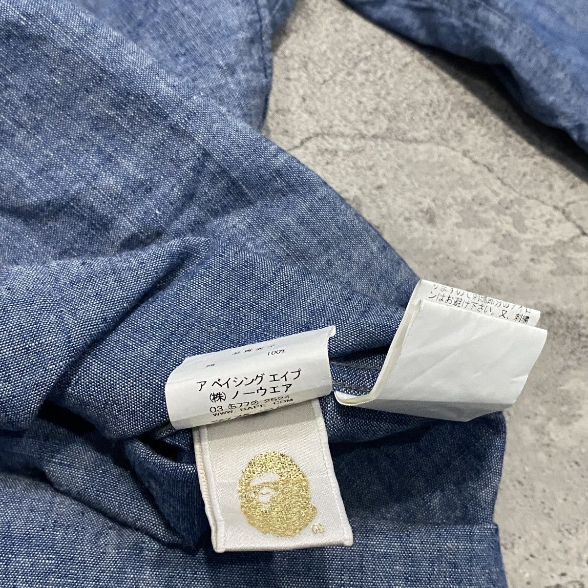 Bape Bape Back Logo Light Blue Shirt Size US L / EU 52-54 / 3 - 5 Thumbnail