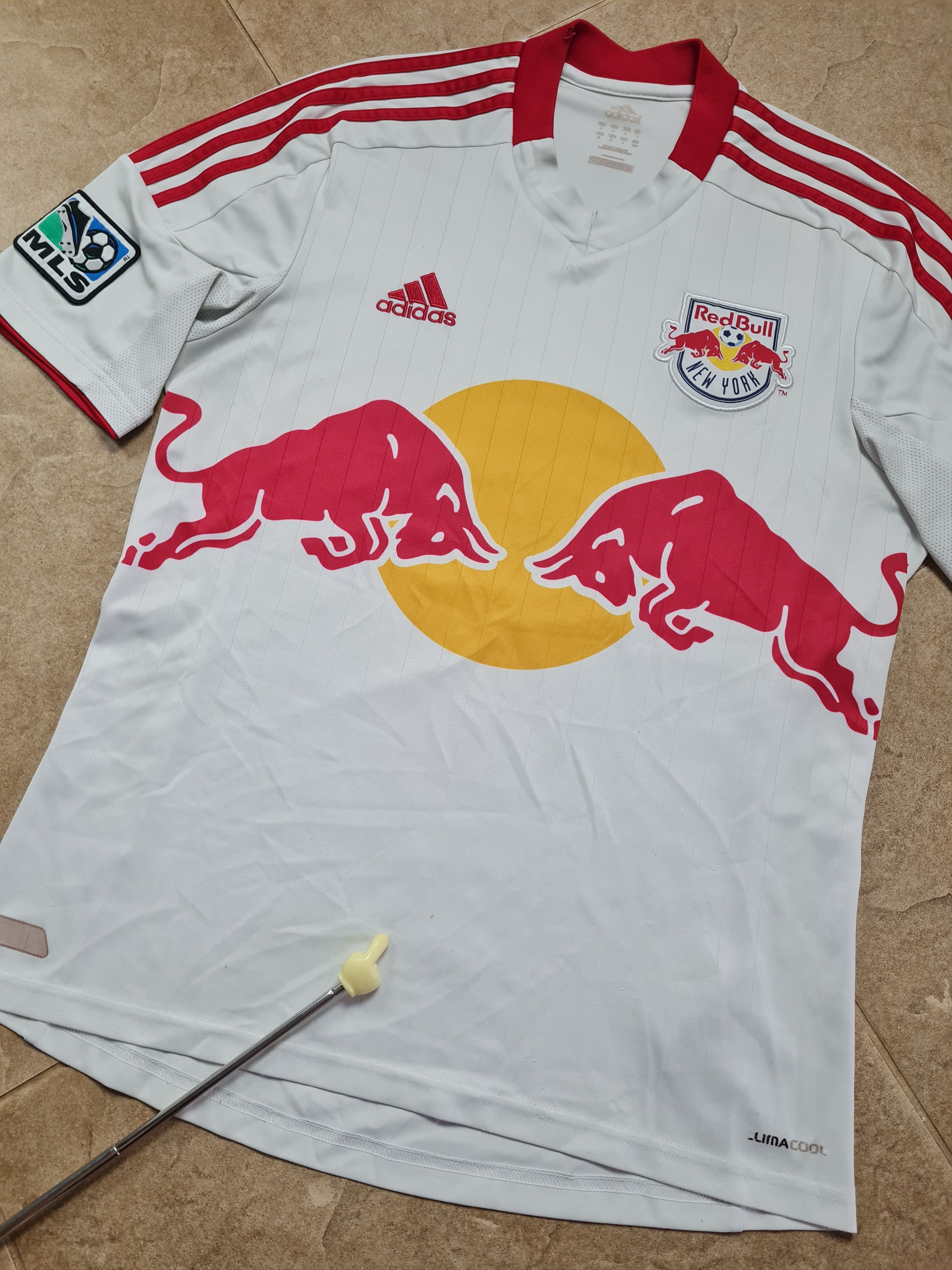 Adidas ADIDAS NEW YORK RED BULLS 2012-2013 HOME SOCCER JERSEY MLS Size US M / EU 48-50 / 2 - 15 Thumbnail