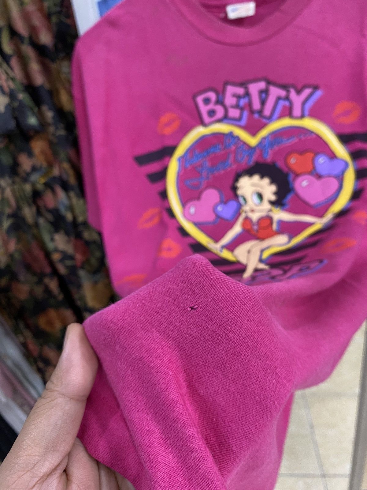 Vintage Vintage 1988 Betty Boop Tee Size US L / EU 52-54 / 3 - 10 Thumbnail