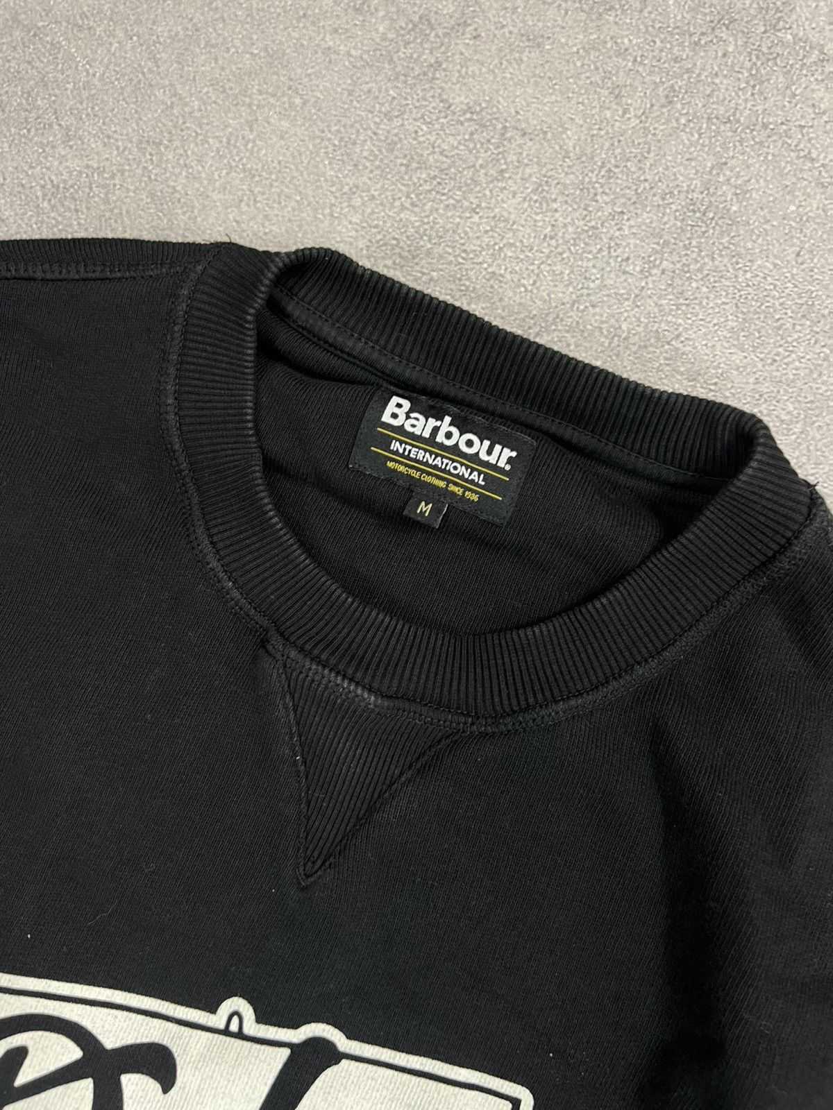 Barbour Barbour International Black Hype Y2K Luxury Sweatshir Size US M / EU 48-50 / 2 - 6 Thumbnail