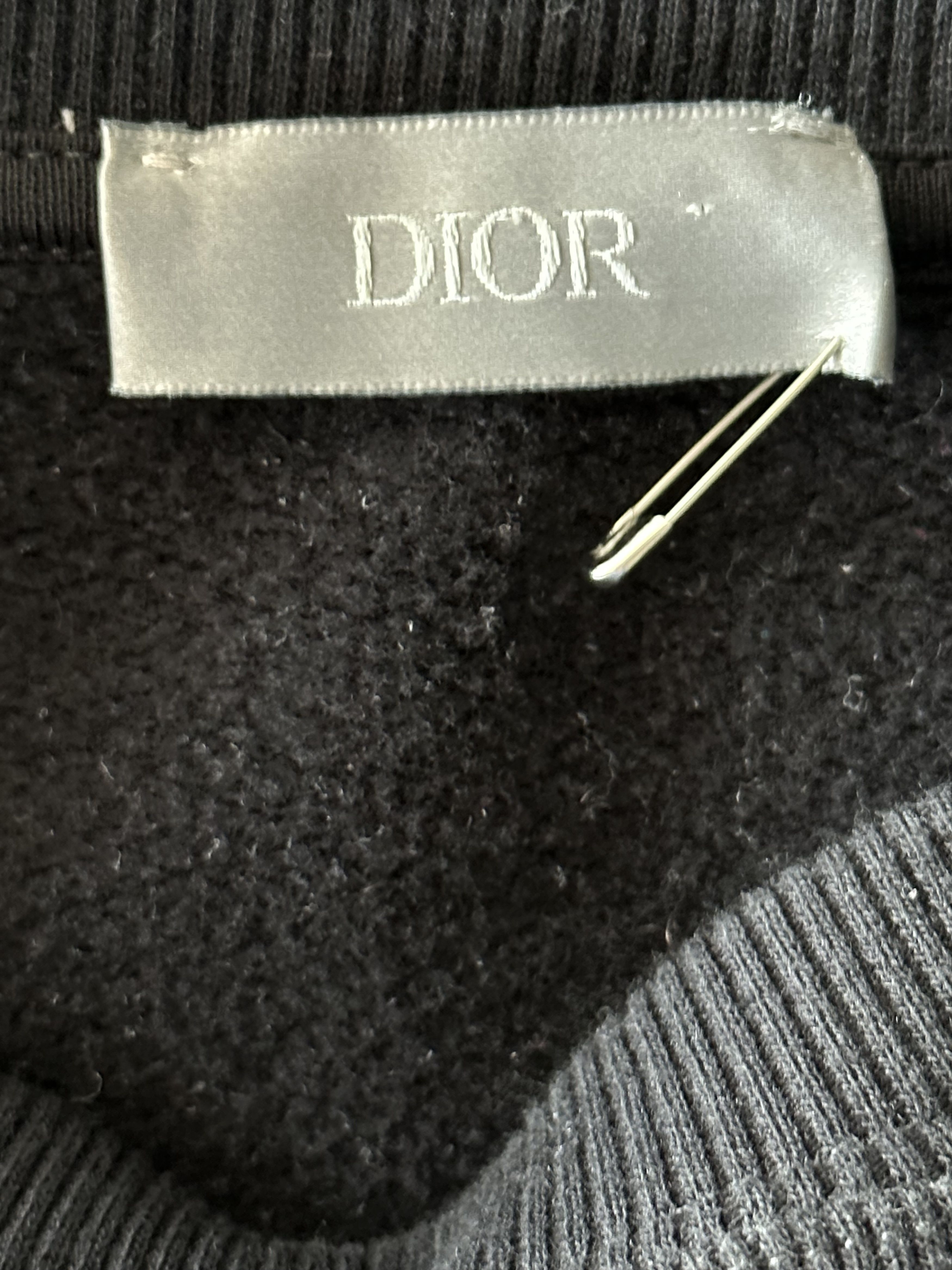 Dior Dior Black Multicolor Floral Embroidered Logo Sweater Size US M / EU 48-50 / 2 - 3 Thumbnail