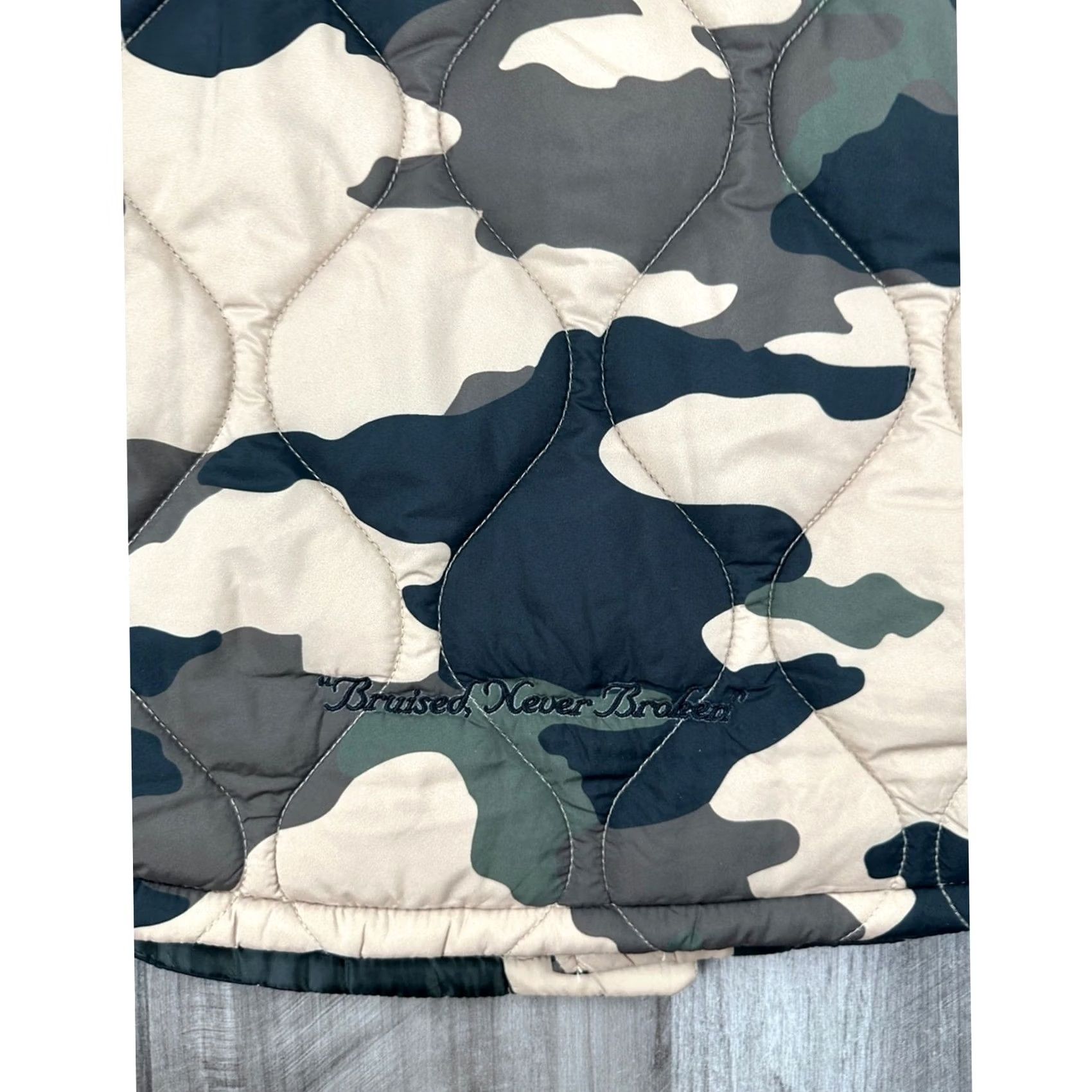 Prps PRPS Quilted Hunter Khaki Camouflage Puffer Jacket Small Size US S / EU 44-46 / 1 - 4 Thumbnail