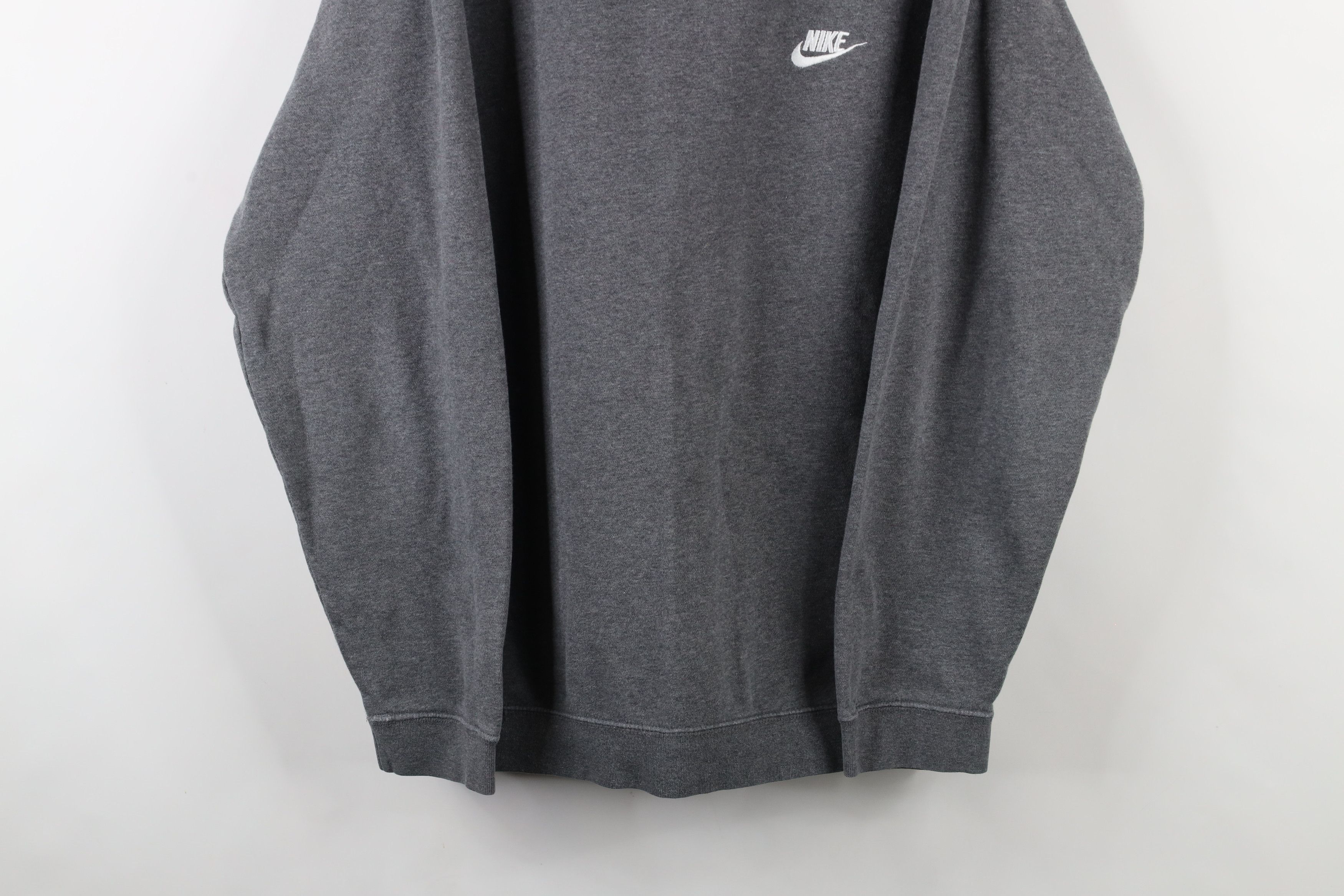 Nike × Vintage Vintage Y2K Nike Scott Mini Swoosh Crewneck Sweatshirt Gray Size US XL / EU 56 / 4 - 3 Thumbnail