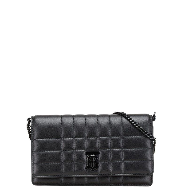 Burberry Burberry Burberry Lola Clutch TB Logo Leather Shoulder Bag Leather Shoulder Bag Size ONE SIZE - 1 Thumbnail