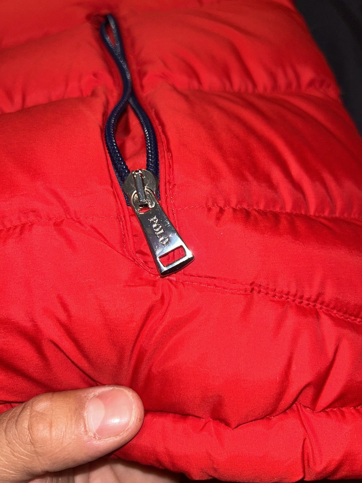 Polo Ralph Lauren Ralph Lauren Crest Cookie Patch Hooded Pullover Puffer Vest Size US L / EU 52-54 / 3 - 5 Thumbnail
