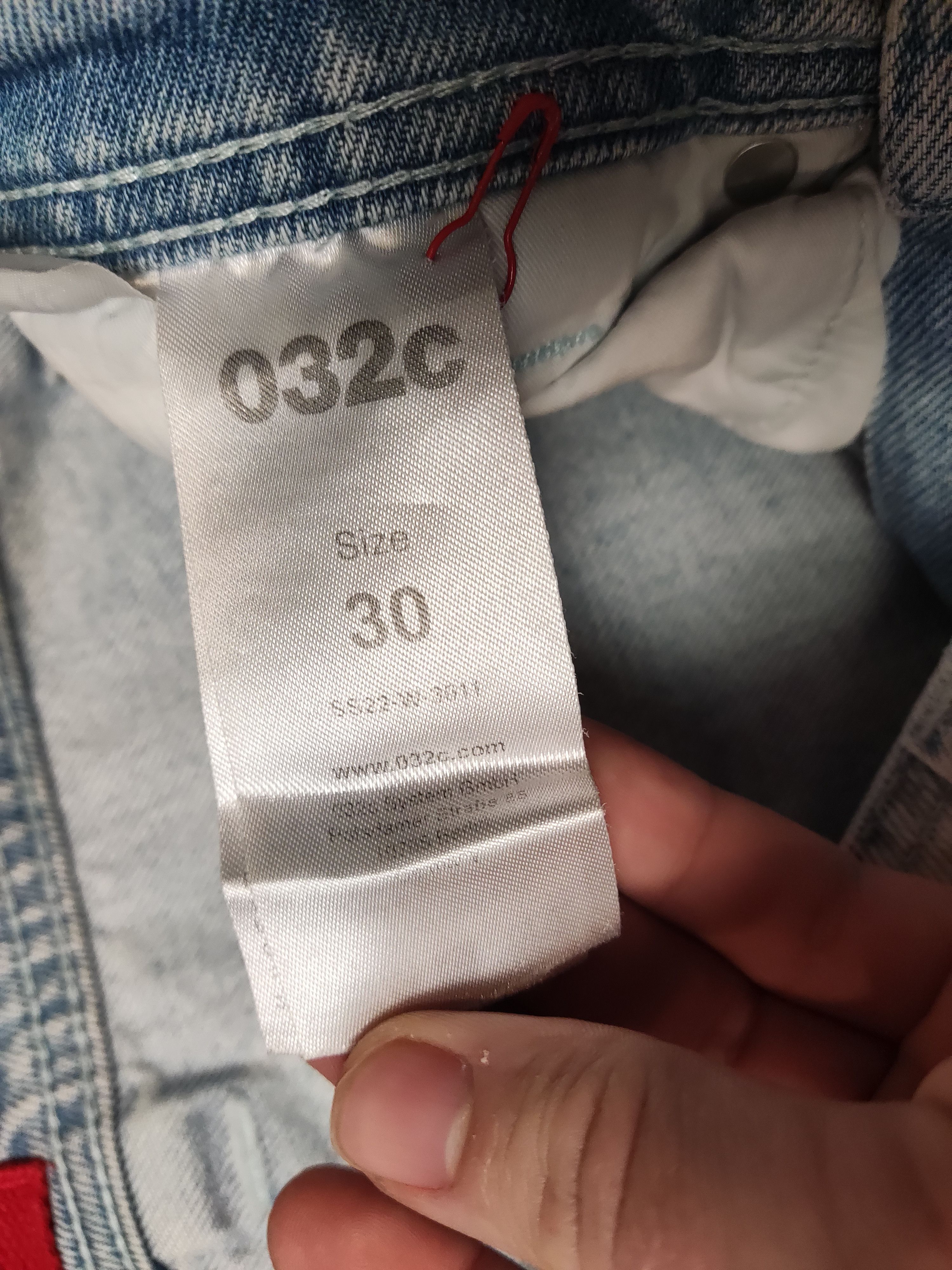 032c 032C Light wash denim jeans Size US 30 / EU 46 - 8 Thumbnail