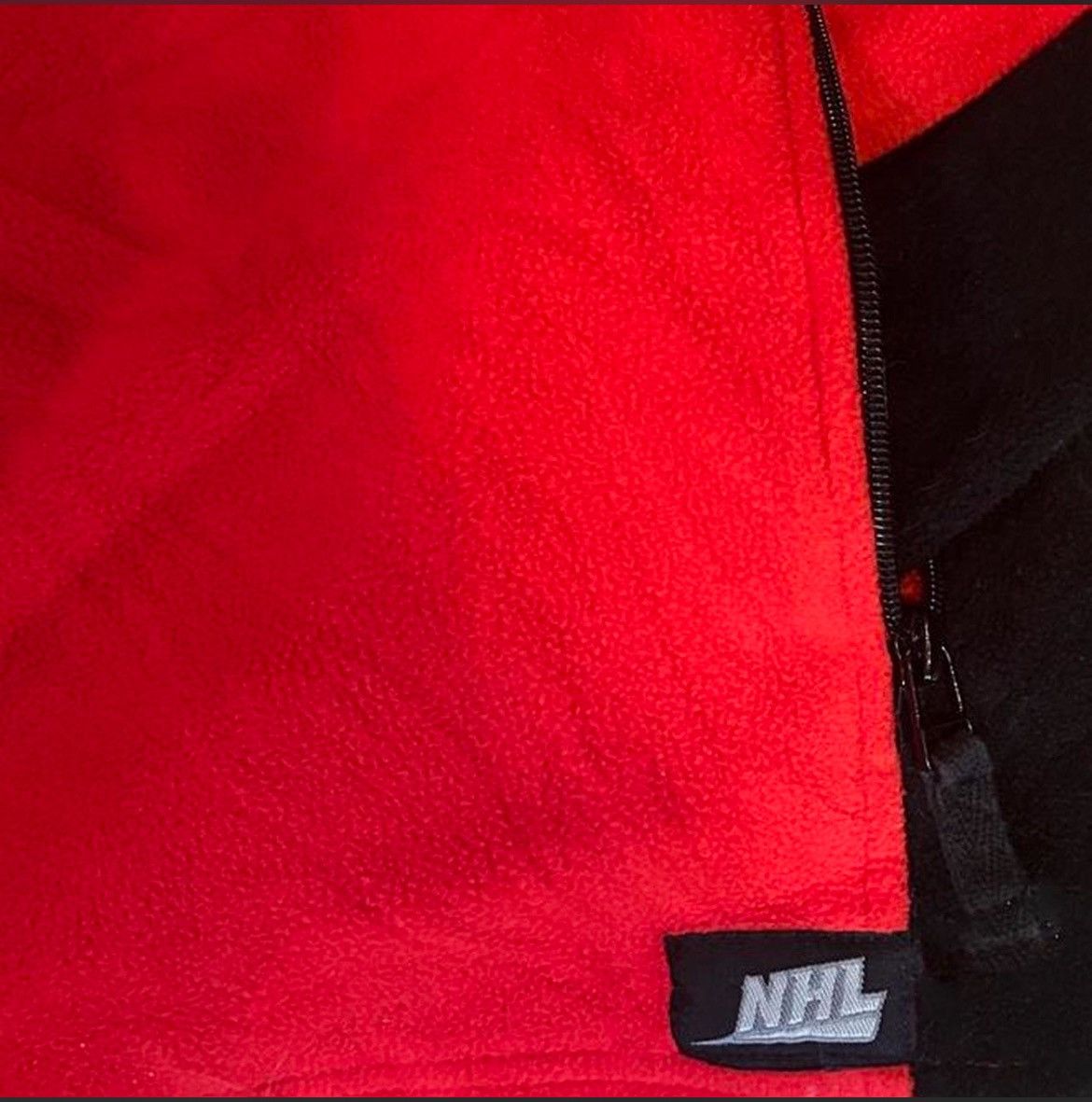 NHL Y2K NHL Ottawa Senators Embroidered Red & Black Fleece Size US XL / EU 56 / 4 - 4 Thumbnail